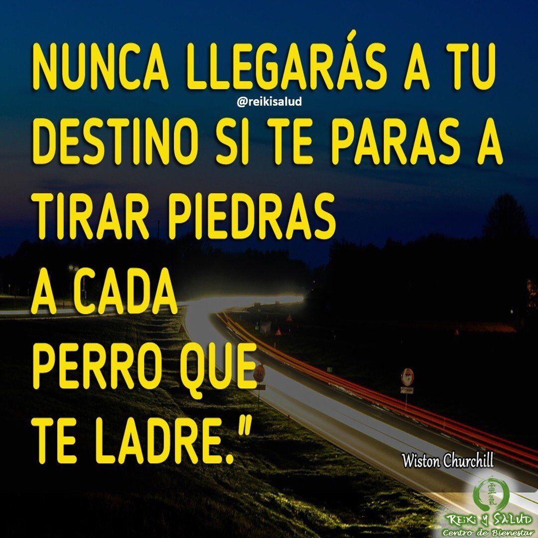 “Nunca llegarás a tu destino si te paras a tirar piedras a cada perro que te ladre” Wiston Churchill..Cuando tenemos un sueño, objetivo, logro o meta, debemos enfocar todos nuestros esfuerzos en alcanzarlo, evitando hacer daño a otros y siendo selectivo al escuchar las múltiples opiniones que recibiremos al respecto..El filósofo, político, orador y escritor romano Séneca nos regalo, la siguiente declaración: “Importa mucho más lo que tú piensas de ti mismo que lo que los otros opinen de ti”..Transitar por la vida pendiente “del que dirán” no es bueno, porque nos impide avanzar a la vez que afecta nuestra salud mental, emocional y espiritual. Liberarnos de esa pesada imagen que pretendemos mantener ante los demás, es una de las libertades más importantes de la vida, porque nos permite romper las cadenas de una terrible esclavitud, en la cual somos esclavos desde nuestro interior..Con toda la certeza que, si lo CREES, lo CREAS, compartimos desde Casa Reiki y Salud, un abrazo de luz, con la confianza de que Dios está con nosotros y somos uno con la conciencia universal, y recuerda: ¡a sonreír, agradecer y abrazar tu vida!.Gracias, gracias, gracias, que la luz de Reiki, nos acompañe siempre, Namaste, @DinoPierini.Si te gusta la publicación Compártela, Comenta, Gracias, gracias gracias.🌍Página WEB: www.gReiki.com.#amor #felicidad #abundancia #meditacion #gratitud #bienestar #inspiracion #reiki #reikiusui #gendaireiki #DeepakChopra #reikivenezuela #reikizulia #reikimaracaibo #totalcoherencia #coherencia #saludybienestar #cursosmaracaibo #salud