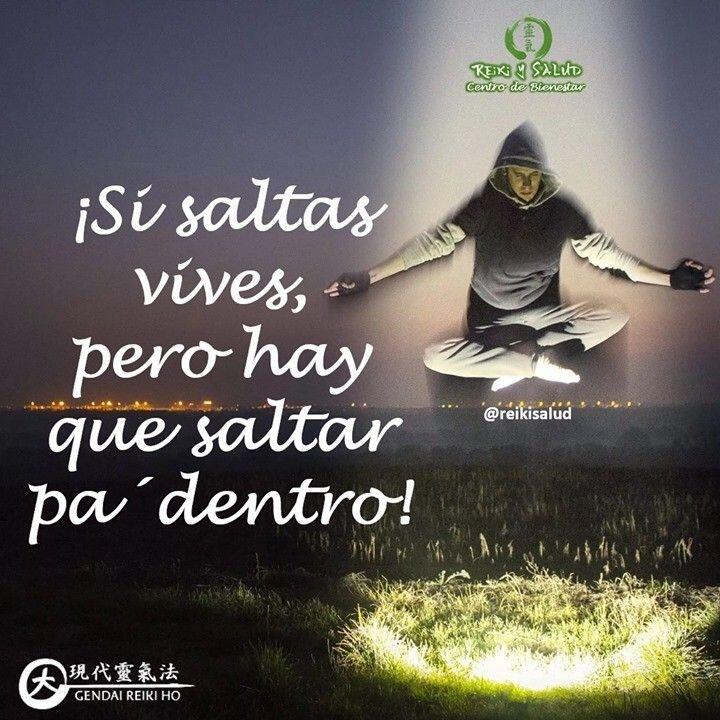 Si saltas vives, pero hay que saltar pa´ dentro..Ir adentro, es reconciliarnos con nosotros mismos.Ir hacia adentro es finalmente conectar con nuestro ser original y actuar desde el corazón, para despertar.👁️ Al despertar verás entonces el exterior diferente, expandido con mas posibilidades que antes.Quiero invitarte a escuchar y ver en youtube la canción el"Arrepentido" de Carlos Vives y Melendi; y reflexiones sobre que cosas de tu vida no estas viendo realmente, cuales vendas necesitas eliminar de tu vida y sobre tu despertar.Como dice Melendi y Carlos Vives en la canción, conecta tu cuerpo, mediante tu mente a la fuente de la creación.Feliz viaje de auto descubrimiento y despertar.¿A quien te gustaría regalar este mensaje hoy?Con toda la certeza que, si lo CREES, lo CREAS, compartimos desde Casa Reiki y Salud, un abrazo de luz, con la confianza de que Dios está con nosotros y somos uno con la conciencia universal.Casa Reiki y Salud, una caricia para el alma, ampliando el circulo de luz, promoviendo una vida de salud y felicidad.Gracias, gracias, gracias, Námaste.🌍Página WEB: www.gReiki.com#espiritualidad #amor #felicidad #abundancia #meditacion #vida #paz #frases #love #luz #gratitud #crecimientopersonal #consciencia #alma #bienestar #inspiracion #despertar #louisehay #despertarespiritual #reikivenezuela #reikiaracaibo #reikizulia