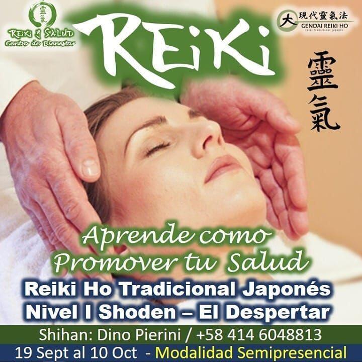 Con alegría quiero invitarte a empoderarte de tu energía de salud y promover tu bienestar, aprendiendo Usui Reiki Ryoho, con la escuela tradicional japonesa Gendai Reiki Ho, ampliando el círculo de luz, dando a conocer esta fórmula para vivir una vida de salud y felicidad. El próximo 19 de Septiembre en la modalidad SEMIPRESENCIAL, comenzaremos el Curso de Reiki Ryoho Nivel Shoden (Nivel I - El despertar). Serán cuatro encuentros de forma virtual vía ZOOM y uno presencial personalizado para la iniciación y práctica.🌞 Reiki Ho es una terapia holística natural cuyo objetivo es el restablecimiento del equilibrio y la armonía en nuestro ser, promoviendo la sanación física, mental y emocional. Será una jornada vivencial, y durante cinco encuentros, cuatro de forma virtual y uno personalizado de forma presencial, revitalizaremos nuestra capacidad de sanación, aprenderemos las prácticas de meditación/autopurificación; canalizar conscientemente energía sanadora de forma presencial y a la distancia, canalizar energía sanadora a animales, plantas, lugares y cosas e integrar las prácticas en nuestro día a día.Reiki Ho Tradicional Japonés en Maracaibo, al alcance de todos y para todos. Casa Reiki y Salud, comparte las técnicas de la Gendai Reiki Healing Association de Japón, con el respaldo internacional de la Gendai Reiki Network. Cursos dictados por Dino Pierini (@DinoPierini), Shihan de la escuela Gendai Reiki Ho desde el año 2008 y miembro de la Gendai Reiki Healing Association en Japón.Condiciones del Curso:Cuatro Clases vía Zoom Sábados 3pm a 6 pm, grabadas y compartidas por cinco días.Iniciación presencial personalizada, manteniendo un protocolo estricto de solo un participante a la vez.El curso incluye certificado impreso con RESPALDO INTERNACIONAL y material de soporte en formato digital. Los invito a visitar la página de Casa Reiki y Salud para obtener más información: www.gReiki.com.Gracias, Gracias, Gracias, un abrazo de luz, Namaste, @DinoPierini#cursosmaracaibo #talleresmaracaibo #reiki #reikimaracaibo #reikivenezuela #gendaireikiho #shoden #reikiusui #abundancia #vida #paz #gratitud #semipresencial #smile #reikisalud