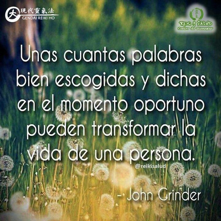 Unas cuantas palabras bien escogidas y dichas en el momento oportuno pueden transformar la vida de una persona. John Grinder, cocreador de la PNL. ¿A cuantas personas has ayudado a transformado últimamente?️ Feliz viaje de auto descubrimiento y despertarContáctame al privado o al +58414 6048813, si tienes alguna inquietud, deseas aprender Reiki o para agendar una terapia en nuestro centro Casa Reiki y Salud en Maracaibo o vía remota utilizando la plataforma Zoom.Casa Reiki y Salud, una caricia para el alma, ampliando el circulo de luz, promoviendo una vida de salud y felicidad.Gracias, gracias, gracias, Námaste, @dinopierini️ Comparte esta publicación con quien te vino a la mente cuando la leíste., Gracias, gracias gracias🌐 Página WEB: www.gReiki.com#amor #felicidad #abundancia #meditacion #vida #paz #frases #gratitud #consciencia #alma #bienestar #inspiracion #despertar #reikimaracaibo #reikizulia #reikivenezuela #reikisalud #totalcoherencia #reikisalud #smile