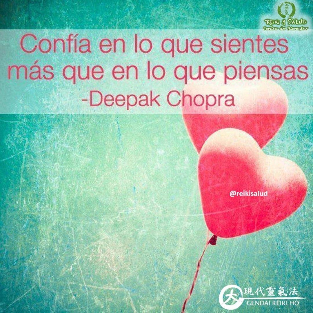 "Confía en lo que sientes más que en lo que piensas", Deepak Chopra.Todos tenemos intuición, basada en nuestras experiencias, percepciones, sentimientos. Muchas veces no le hacemos caso porque no podemos racionalizarla probablemente eso hace que no estemos aprovechando bien todos nuestros recursos.Deepak Chopra nos comenta que son las personas que están más conectadas con su ser profundo, las que perciben más porque son más conscientes y escuchan más lo emocional, confían en sus instintos y suelen acertar.Tenemos una eficaz arma interior y que nos puede ser muy útil. La experiencia, la razón y la intuición son poderosos aliados para nuestra vida. Feliz viaje de auto descubrimientoCasa Reiki y Salud, una caricia para el alma, ampliando el circulo de luz, promoviendo una vida de salud y felicidad.Gracias, gracias, gracias, Námaste, @dinopierini️ Comparte esta publicación con quien te vino a la mente cuando la leíste., Gracias, gracias gracias🌐 Página WEB: www.gReiki.com#amor #felicidad #abundancia #meditacion #vida #paz #frases #gratitud #consciencia #alma #bienestar #inspiracion #despertar #reikimaracaibo #reikizulia #reikivenezuela #reikisalud #totalcoherencia #reikisalud #smile #sonrie