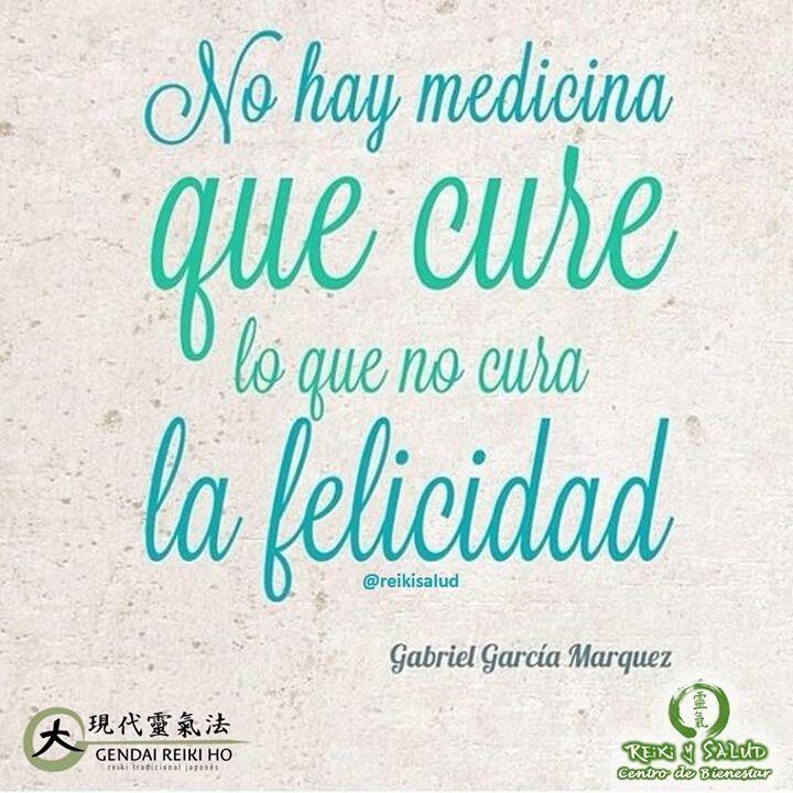 No hay medicina que cure lo que no cura la felicidad”, Gabriel García Márquez La felicidad es un camino, no un destino. La sensación de felicidad es un estado, no un lugar. Es una sensación, no una posesión de ningún tipo. Es un estado de completa aceptación de uno mismo y de los demás, sin ningún tipo de rechazo. Aceptación incondicional.️ Paz interior, le llaman muchos a la felicidad. Un estado interior de serenidad, tranquilidad y amor, hacia uno mismo y hacia lo que a uno le rodea.🌞 Amor incondicional, sin condiciones. La felicidad se afecta cuando decimos «para ser feliz tengo que…», «no soy feliz porque…»… En el momento en el que pensamos que hay que hacer algo para ser felices, es cuando dejamos de serlo. Podríamos ser felices ahora, no teniendo nada, al igual que de aquí a un tiempo, teniéndolo todo.La felicidad no es algo que debamos esperar que llegue, sino algo que debemos procurar cada día con nuestra actitud y nuestras acciones. La vida en sí misma es Felicidad.️ Feliz viaje de auto descubrimiento y despertar.Con toda la certeza que, si lo CREES, lo CREAS, compartimos desde Casa Reiki y Salud, un abrazo de luz, con la confianza de que Dios está con nosotros y somos uno con la conciencia universal.Casa Reiki y Salud, una caricia para el alma, ampliando el circulo de luz, promoviendo una vida de felicidad y bienestar.Gracias, gracias, gracias, Namaste, @dinopierini️ Comparte esta publicación con quien te vino a la mente cuando la leíste., Gracias, gracias gracias🌐 Página WEB: www.gReiki.com#despertar #reikimaracaibo #reikizulia #reikivenezuela #reikisalud #totalcoherencia #reikisalud #smile #bienestar #reiki #addheart2d