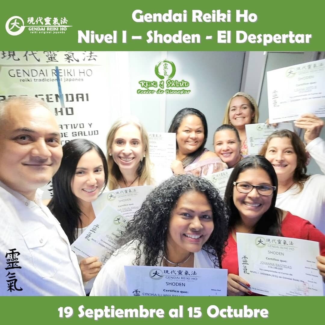 Agradecido y feliz, por el encuentro, experiencia, entrega, energía y sanación compartida en familia, durante el curso de Gendai Reiki Ho Nivel I (Shoden – El Despertar), dictado en el Casa Reiki y Salud, bajo la modalidad semipresencial, iniciado el 19 de Septiembre que para este grupo termino el 15 de Octubre. Fue un nuevo y especial encuentro de almas, que decidimos iniciar este nuevo viaje de despertar, lleno de energía y alegría; confiando en la luz de Reiki. Comparto las fotos del encuentro de iniciación y practica presencial realizado en Casa Reiki y Salud. Hoy agradezco a Hiliena, Ileana, Jannina, Johanna, Lisbeth, Samar, Cynthia y Nairove, gracias gracias gracias.️Gracias a todos ustedes por el compartir, entrega, alegría y experiencia. Cinco semanas de crecimiento y autodescubrimiento para todos. Un abrazo de luz y gassho.Reiki Ho es una terapia holística natural cuyo objetivo es el restablecimiento del equilibrio y la armonía en nuestro ser, promoviendo la sanación física, mental y emocional.Casa Reiki y Salud, comparte las técnicas de la Gendai Reiki Healing Association de Japón, con el respaldo internacional de la Gendai Reiki Network. Cursos dictados por Dino Pierini (@DinoPierini), Shihan de la escuela Gendai Reiki Ho desde el año 2008 y miembro de la Gendai Reiki Healing Association en Japón.️ Casa Reiki y Salud, una caricia para el alma, ampliando el circulo de luz, promoviendo una vida de salud y felicidad.Gracias, Gracias, Gracias, Námaste, @dinopierini#reiki #reikimaracaibo #reikivenezuela #sanación #salud #metamedicina #bioneuroemocion #bioemocional #reikiusui #gendaireiki #gendaireikiho #shoden #okuden #mikaousui #gendaii #cursosmaracaibo #casagendaireiki #dinopierini #armonía #bienestar #paz #amor