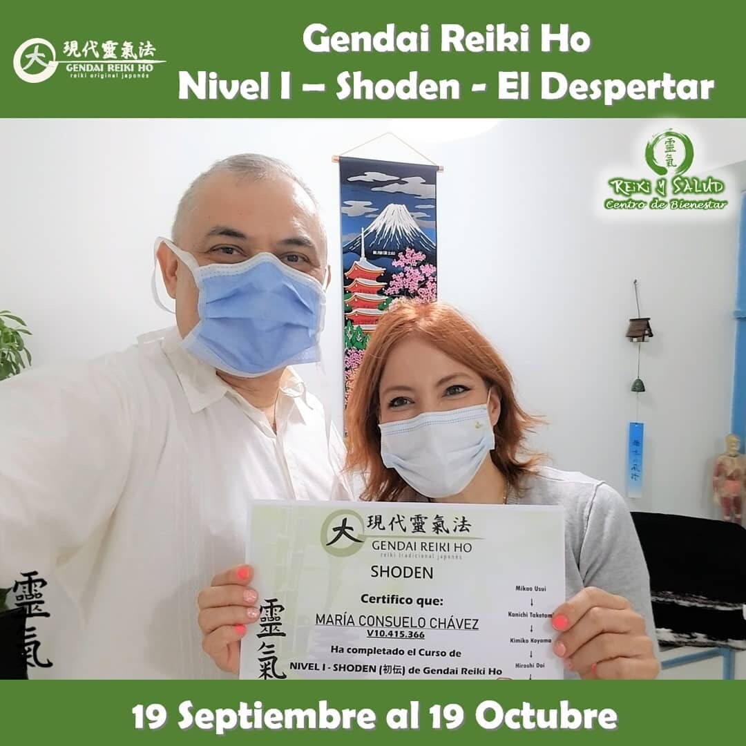 Agradecido y feliz, por el encuentro, experiencia, entrega, energía y sanación compartida en familia, durante el curso de Gendai Reiki Ho Nivel I (Shoden – El Despertar), dictado en el Casa Reiki y Salud, bajo la modalidad semipresencial, iniciado el 19 de Septiembre que María Consuelo termino el 18 de Octubre. Fue un nuevo y especial encuentro de almas, que decidimos iniciar este nuevo viaje de despertar, lleno de energía y alegría; confiando en la luz de Reiki. Comparto las fotos del encuentro de iniciación y practica presencial realizado en Casa Reiki y Salud. Hoy agradezco a María Consuelo.️Gracias a todos ustedes por el compartir, entrega, alegría y experiencia. Cinco semanas de crecimiento y autodescubrimiento para todos. Un abrazo de luz y gassho.Reiki Ho es una terapia holística natural cuyo objetivo es el restablecimiento del equilibrio y la armonía en nuestro ser, promoviendo la sanación física, mental y emocional.Casa Reiki y Salud, comparte las técnicas de la Gendai Reiki Healing Association de Japón, con el respaldo internacional de la Gendai Reiki Network. Cursos dictados por Dino Pierini (@DinoPierini), Shihan de la escuela Gendai Reiki Ho desde el año 2008 y miembro de la Gendai Reiki Healing Association en Japón.️ Casa Reiki y Salud, una caricia para el alma, ampliando el circulo de luz, promoviendo una vida de salud y felicidad.Gracias, Gracias, Gracias, Námaste, @dinopierini#reiki #reikimaracaibo #reikivenezuela #sanación #salud #metamedicina #bioneuroemocion #bioemocional #reikiusui #gendaireiki #gendaireikiho #shoden #okuden #mikaousui #gendaii #cursosmaracaibo #casagendaireiki #dinopierini #armonía #bienestar #paz #amor