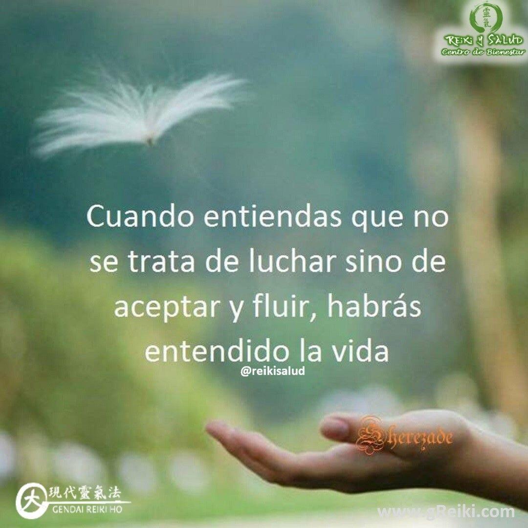 Cuando entiendas que no se trata de luchar, sino de aceptar y fluir, habrás entendido la vida.️ Feliz viaje de auto descubrimiento y despertar.Casa Reiki y Salud, una caricia para el alma, ampliando el circulo de luz, promoviendo una vida de felicidad y bienestar.Gracias, gracias, gracias, Namaste, @dinopierini️ Comparte esta publicación con quien te vino a la mente cuando la leíste., Gracias, gracias gracias🌐 Página WEB: www.gReiki.com#despertar #reikimaracaibo #reikizulia #reikivenezuela #reikisalud #totalcoherencia #reikisalud #smile #bienestar #reiki #addheart