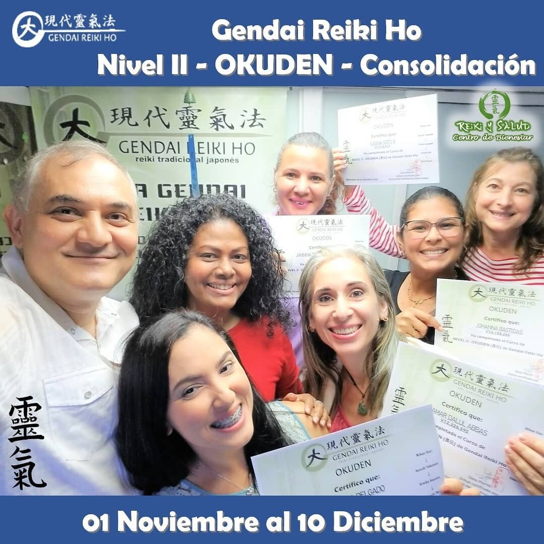 Agradecido y feliz, por el encuentro, experiencia, entrega, energía y sanación compartida en familia, durante el curso de Gendai Reiki Ho Nivel II (Okuden – La Consolidación), dictado en el Casa Reiki y Salud, iniciado el 01 de Noviembre que para este grupo termino el 10 de Diciembre. Fue un nuevo y especial encuentro de almas, que decidimos iniciar este nuevo viaje de despertar, lleno de energía y alegría; confiando en la luz de Reiki. Comparto las fotos del encuentro de iniciación/sintonización y practica realizado en Casa Reiki y Salud. Hoy agradezco a Cynthia, Samar, Ileana e Hiliena, Jannina y Jhonana, gracias gracias gracias.️Gracias a todos ustedes por el compartir, entrega, alegría y experiencia. Cinco semanas de crecimiento y autodescubrimiento para todos. Un abrazo de luz y gassho.Reiki Ho es una terapia holística natural cuyo objetivo es el restablecimiento del equilibrio y la armonía en nuestro ser, promoviendo la sanación física, mental y emocional.Para todos aquellos que quieran iniciar también este viaje de aprendizaje y despertar, los invitamos a contactarnos, y seguirnos para estar informados de los próximos Cursos de Reiki Ho Tradicional Japonés, de la escuela japonesa Gendai Reiki Ho, que se dictarán en el 2021; y del encuentro de practicantes virtual gratuito que se realizará el 20 de Diciembre. Visita nuestra página www.gReiki.comCasa Reiki y Salud, comparte las técnicas de la Gendai Reiki Healing Association de Japón, con el respaldo internacional de la Gendai Reiki Network. Cursos dictados por Dino Pierini (@DinoPierini), Shihan de la escuela Gendai Reiki Ho desde el año 2008 y miembro de la Gendai Reiki Healing Association en Japón.️ Casa Reiki y Salud, una caricia para el alma, ampliando el circulo de luz, promoviendo una vida de salud y felicidad.Gracias, Gracias, Gracias, Námaste, @dinopierini#reiki #reikimaracaibo #reikivenezuela #sanación #salud #reikiusui #gendaireiki #gendaireikiho #usuireiki #usuireikiho #usuireikiryoho #reikigendai #mikaousui #reikisalud #totalcoherencia #koryukai #encuentrosreiki