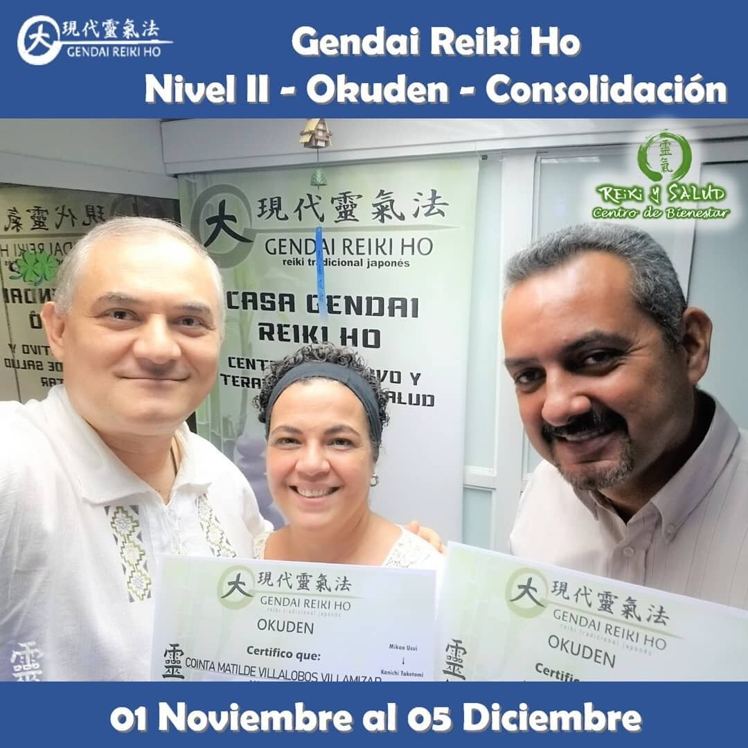 Agradecido y feliz, por el encuentro, experiencia, entrega, energía y sanación compartida en familia, durante el curso de Gendai Reiki Ho Nivel II (Okuden – La Consolidación), dictado en el Casa Reiki y Salud, iniciado el 01 de Noviembre que para este grupo termino el 05 de Diciembre. Fue un nuevo y especial encuentro de almas, que decidimos iniciar este nuevo viaje de despertar, lleno de energía y alegría; confiando en la luz de Reiki. Comparto las fotos del encuentro de iniciación/sintonización y practica realizado en Casa Reiki y Salud. Hoy agradezco a Cointa y José, gracias gracias gracias.️Gracias a todos ustedes por el compartir, entrega, alegría y experiencia. Cinco semanas de crecimiento y autodescubrimiento para todos. Un abrazo de luz y gassho.Reiki Ho es una terapia holística natural cuyo objetivo es el restablecimiento del equilibrio y la armonía en nuestro ser, promoviendo la sanación física, mental y emocional.Para todos aquellos que quieran iniciar también este viaje de aprendizaje y despertar, los invitamos a contactarnos, y seguirnos para estar informados de los próximos Cursos de Reiki Ho Tradicional Japonés, de la escuela japonesa Gendai Reiki Ho, que se dictarán en el 2021; y del encuentro de practicantes virtual gratuito que se realizará el 20 de Diciembre. Visita nuestra página www.gReiki.comCasa Reiki y Salud, comparte las técnicas de la Gendai Reiki Healing Association de Japón, con el respaldo internacional de la Gendai Reiki Network. Cursos dictados por Dino Pierini (@DinoPierini), Shihan de la escuela Gendai Reiki Ho desde el año 2008 y miembro de la Gendai Reiki Healing Association en Japón.️ Casa Reiki y Salud, una caricia para el alma, ampliando el circulo de luz, promoviendo una vida de salud y felicidad.Gracias, Gracias, Gracias, Námaste, @dinopierini#reiki #reikimaracaibo #reikivenezuela #sanación #salud #reikiusui #gendaireiki #gendaireikiho #usuireiki #usuireikiho #usuireikiryoho #reikigendai #mikaousui #reikisalud #totalcoherencia #koryukai #encuentrosreiki