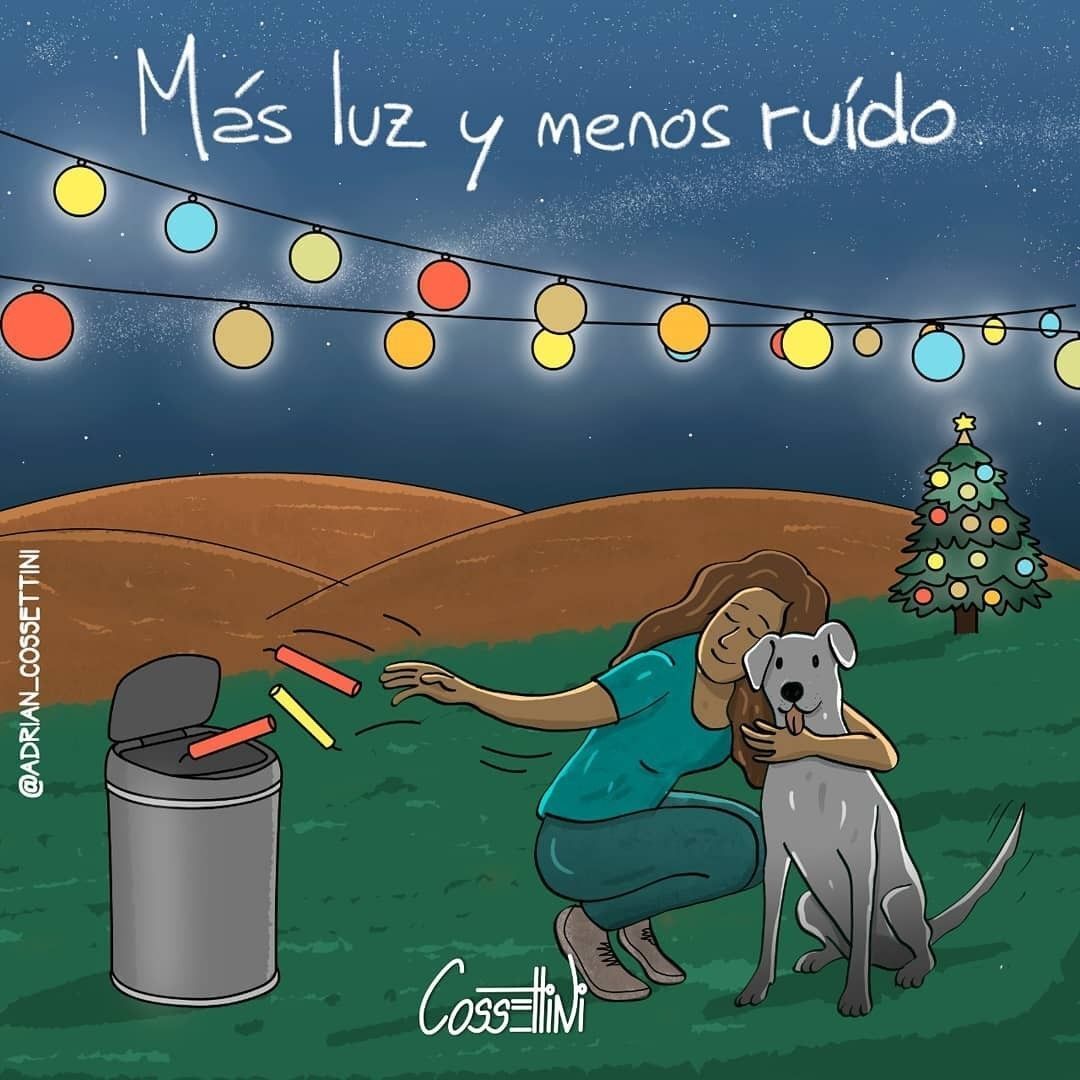 Me parece importante aclarar que al decir más luz, me refiero a más empatía, más solidaridad, más amor y no a “más luces” de las que contribuyen a la contaminación de nuestro querido planeta.Evitemos el uso de pirotecnia en éstas fiestas. Evitemos quemaduras y accidentes. Evitemos incendios.¿Para qué provocar miedo a niñ@s, a personas con autismo o con capacidades diferentes?. ¿Para qué molestar a ancianos y enfermos?.¿Para qué lastimar nuestras mascotas?No es necesario. Podemos festejar con un brindis, con abrazos, mucha risa y buena música.Elijamos festejar con más luz y menos ruido.Gracias, Gracias, gracias a @adrian_cossettini por sus espectaculares publicaciones y reflexiones; y ustedes por acompañarme cada día, reciban feliz año, Námaste, @dinopierini