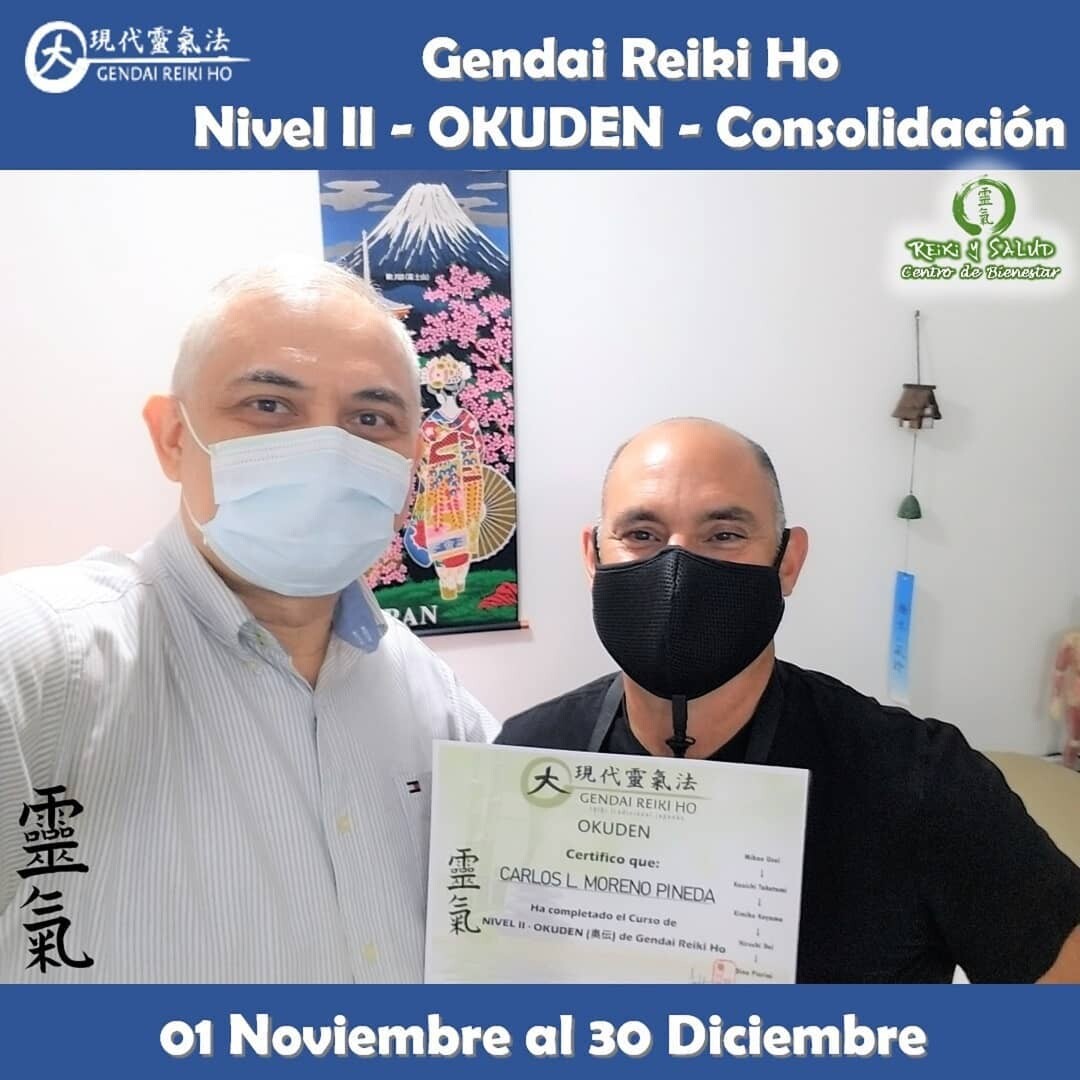 Agradecido y feliz, por el encuentro, experiencia, entrega, energía y sanación compartida el 30 Diciembre con Carlos durante el Reiju Kai, en el cierre del curso Gendai Reiki Ho Nivel II (Okuden – La Consolidación), dictado en el Casa Reiki y Salud, iniciado el 01 de Noviembre que para Carlos termino el 30 de Diciembre. Fue un nuevo y especial encuentro de almas, que decidimos iniciar este nuevo viaje de despertar, lleno de energía y alegría; confiando en la luz de Reiki. Comparto las fotos del encuentro de iniciación/sintonización y practica realizado en Casa Reiki y Salud. Hoy agradezco a Carlos, gracias gracias gracias..️Gracias a todos ustedes por el compartir, entrega, alegría y experiencia. Cinco semanas de crecimiento y autodescubrimiento para todos. Un abrazo de luz y gassho.Reiki Ho es una terapia holística natural cuyo objetivo es el restablecimiento del equilibrio y la armonía en nuestro ser, promoviendo la sanación física, mental y emocional.Para todos aquellos que quieran iniciar también este viaje de aprendizaje y despertar, los invitamos a contactarnos, y seguirnos para estar informados de los próximos Cursos de Reiki Ho Tradicional Japonés, de la escuela japonesa Gendai Reiki Ho, que se dictarán en el 2021. Visita nuestra página www.gReiki.com/REGISTROCasa Reiki y Salud, comparte las técnicas de la Gendai Reiki Healing Association de Japón, con el respaldo internacional de la Gendai Reiki Network. Cursos dictados por Dino Pierini (@DinoPierini), Shihan de la escuela Gendai Reiki Ho desde el año 2008 y miembro de la Gendai Reiki Healing Association en Japón.️ Casa Reiki y Salud, una caricia para el alma, ampliando el circulo de luz, promoviendo una vida de salud y felicidad.Gracias, Gracias, Gracias, Námaste, @dinopierini#reiki #reikimaracaibo #reikivenezuela #sanación #salud #reikiusui #gendaireiki #gendaireikiho #usuireiki #usuireikiho #usuireikiryoho #reikigendai #mikaousui #reikisalud #totalcoherencia #koryukai #encuentrosreiki