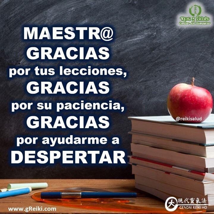 MAESTRA, MAESTRO, GRACIAS por tus lecciones, GRACIAS por su paciencia, GRACIAS por ayudarme a DESPERTAR“El arte supremo del maestro consiste en despertar el goce de la expresión creativa y del conocimiento”, Albert EinsteinComparto con ustedes una frase de María Montessori, (1870-1952), con la me identifico profundamente: “La primera tarea de la educación es agitar la vida, pero dejarla libre para que se desarrolle”.Tomar esta poderosa frase de"Maria Montessor" y aplicarla a todos los procesos de aprendizaje, de cambio, de guía, de acompañamiento, permitirá potenciar realmente el desarrollo y crecimiento.Esto implica por supuesto, desafiar, sacar de la zona de confort y asombrar a quien se involucre en un proceso de transformación y luego habilitarlo para que siga caminando según él mismo. El impacto de esa agitación le permitirá abrir las alas, al elegir, decidir, hacer y avanzar; favoreciendo como debe ser su autonomía y su independencia.Gracias, gracias, gracias a todos los maestros que tienen la hermosa labor de enseñar. Agradezco al universo por conectarme siempre con buenos maestros en mi camino, a todos los honro infinitamente, Namaste, @dinopierini️ Feliz viaje de auto descubrimiento y despertar.Gracias, gracias, gracias, ️ Comparte esta publicación con quien te vino a la mente cuando la leíste., Gracias, gracias gracias🌐 Página WEB: www.gReiki.com#despertar #reikimaracaibo #reikizulia #reikivenezuela #reikisalud #totalcoherencia #reikisalud #smile #bienestar #reiki