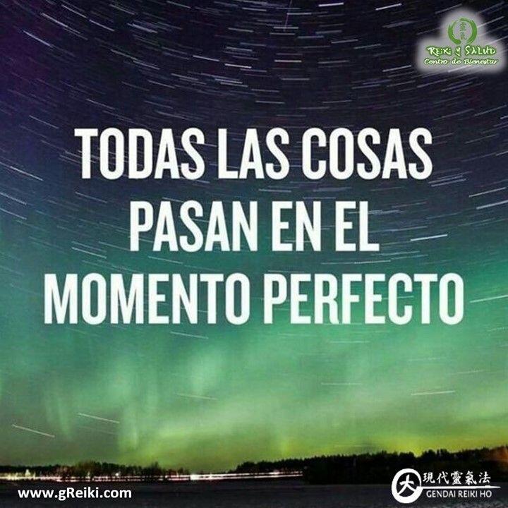 Todas las cosas pasan en el momento perfecto.¿Cuántas veces hemos escuchado la expresión “el tiempo de Dios es perfecto”?, y a veces no entendemos qué es lo que la gente quiere decir con eso. Queremos que las cosas pasen cuando nosotros queremos y de la forma en que las queremos, pero no siempre es así. Si hemos pedido bien, y estamos listos para recibir, siempre las cosas pasaran en el tiempo correcto.Lo importante es confiar plenamente en el Universo, en tu divinidad, porque todo lo que Te está pasando, siempre es lo mejor que Te podía pasar. Confiar también está asociada a nuestra expectativa en el tiempo, tanto como para lo que queremos, como para lo que queremos desprendernos.️ Feliz viaje de auto descubrimiento y despertar.Con toda la certeza que, si lo CREES, lo CREAS, compartimos desde Casa Reiki y Salud, un abrazo de luz, con la confianza de que Dios está con nosotros y somos uno con la conciencia universal.Casa Reiki y Salud, una caricia para el alma, ampliando el circulo de luz, promoviendo una vida de felicidad y bienestar.Gracias, gracias, gracias, Namaste, @dinopierini️ Comparte esta publicación con quien te vino a la mente cuando la leíste., Gracias, gracias gracias🌐 Página WEB: www.gReiki.com#despertar #reikimaracaibo #reikizulia #reikivenezuela #reikisalud #totalcoherencia #reikisalud #smile #bienestar #reiki