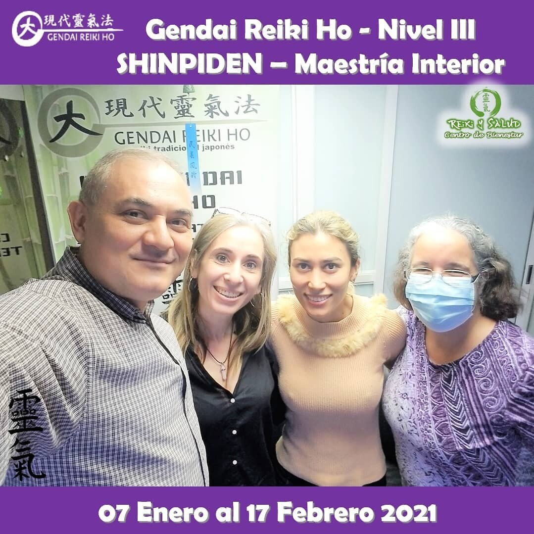 Agradecido y feliz, por el encuentro, experiencia, entrega, energía y sanación compartida en familia, durante el curso de Gendai Reiki Ho Nivel III (Shinpiden – Maestría Interior), dictado en el Casa Reiki y Salud, iniciado el 07 de Enero que para este grupo termino el 17 de Febrero 2021. Fue un nuevo y especial encuentro de almas, que decidimos continuar este nuevo viaje de despertar, lleno de energía y alegría; confiando en la luz de Reiki.Una Maestría Interior implica que comprendemos y que hemos desarrollado un buen dominio de nuestras facultades creativas, tomando responsabilidad sobre nuestras debilidades, reforzando la búsqueda y desarrollo consciente de nuestra misión de vida; y practicando con compromiso las técnica de Reiki Ho, para expandir nuestra consciencia, fortaleciendo nuestra conexión con nuestra esencia, purificando continuamente nuestro ser, de manera de vivir una vida en abundancia, vitalidad, salud y serenidad. Comparto las fotos del encuentro de iniciación/sintonización y práctica realizado en Casa Reiki y Salud. Hoy agradezco a Shirley, Ana y Samar, gracias gracias gracias.️Gracias a todos ustedes por el compartir, entrega, alegría y experiencia. Cinco semanas de crecimiento y autodescubrimiento para todos. Un abrazo de luz y gassho.Casa Reiki y Salud, comparte las técnicas de la Gendai Reiki Healing Association de Japón, con el respaldo internacional de la Gendai Reiki Network. Cursos dictados por Dino Pierini (@DinoPierini), Shihan de la escuela Gendai Reiki Ho desde el año 2008 y miembro de la Gendai Reiki Healing Association en Japón.️ Casa Reiki y Salud, una caricia para el alma, ampliando el circulo de luz, promoviendo una vida de salud y felicidad.Gracias, Gracias, Gracias, Námaste, @dinopierini#reiki #reikimaracaibo #reikivenezuela #sanación #salud #reikiusui #gendaireiki #gendaireikiho #usuireiki #usuireikiho #usuireikiryoho #reikigendai #mikaousui #reikisalud #totalcoherencia #koryukai #encuentrosreiki