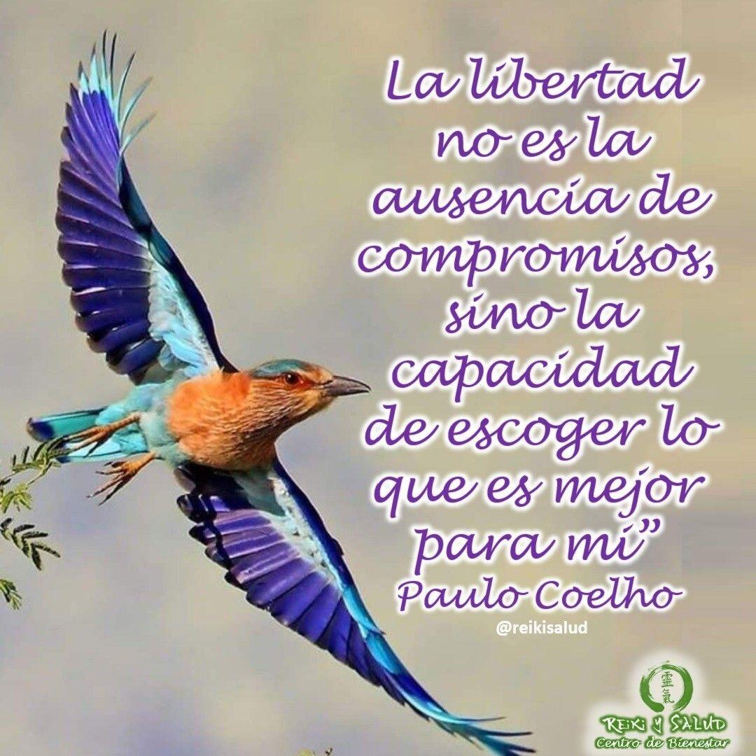 La libertad no es la ausencia de compromisos, sino la capacidad de escoger lo que es mejor para mi”, Paulo Coelho️ Feliz viaje de auto descubrimiento y despertar.Con toda la certeza que, si lo CREES, lo CREAS, compartimos desde Casa Reiki y Salud, un abrazo de luz, con la confianza de que Dios está con nosotros y somos uno con la conciencia universal.Casa Reiki y Salud, una caricia para el alma, ampliando el circulo de luz, promoviendo una vida de felicidad y bienestar.Gracias, gracias, gracias, Namaste, @dinopierini️ Comparte esta publicación con quien te vino a la mente cuando la leíste., Gracias, gracias gracias🌐 Página WEB: www.gReiki.com#despertar #reikimaracaibo #reikizulia #reikivenezuela #reikisalud #totalcoherencia #reikisalud #smile #bienestar #reiki