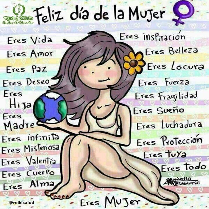 Feliz día de la Mujer. eres Vida, eres Amor, eres Paz, eres Deseo, eres Hija, res Madre, eres Infinita, eres Misteriosa, eres Cuerpo, eres Alma, eres Belleza, eres Locura, eres Fuerza, eres Fragilidad, eres Sueño, Eres Luchadora, eres Protección, eres Tuya, ERES TODO.Gracias, gracias, gracias, a mi mamá por darme la vida, las mujeres de mi sistema familiar, esposa, hija y todas las mujeres del mundo, un abrazo de luz, desde Casa Reiki y Salud, Námaste, Dino y familia.Casa Reiki y Salud, una caricia para el alma, ampliando el circulo de luz, promoviendo una vida de felicidad y bienestar.#espiritualidad #amor #felicidad #abundancia #meditacion #vida #paz #frases #love #luz #gratitud #consciencia #alma #bienestar #inspiracion #despertar #despertarespiritual #diadelamujer #reikisalud #reikimaracaibo #reikizulia #reikivenezuela #saludybienestar