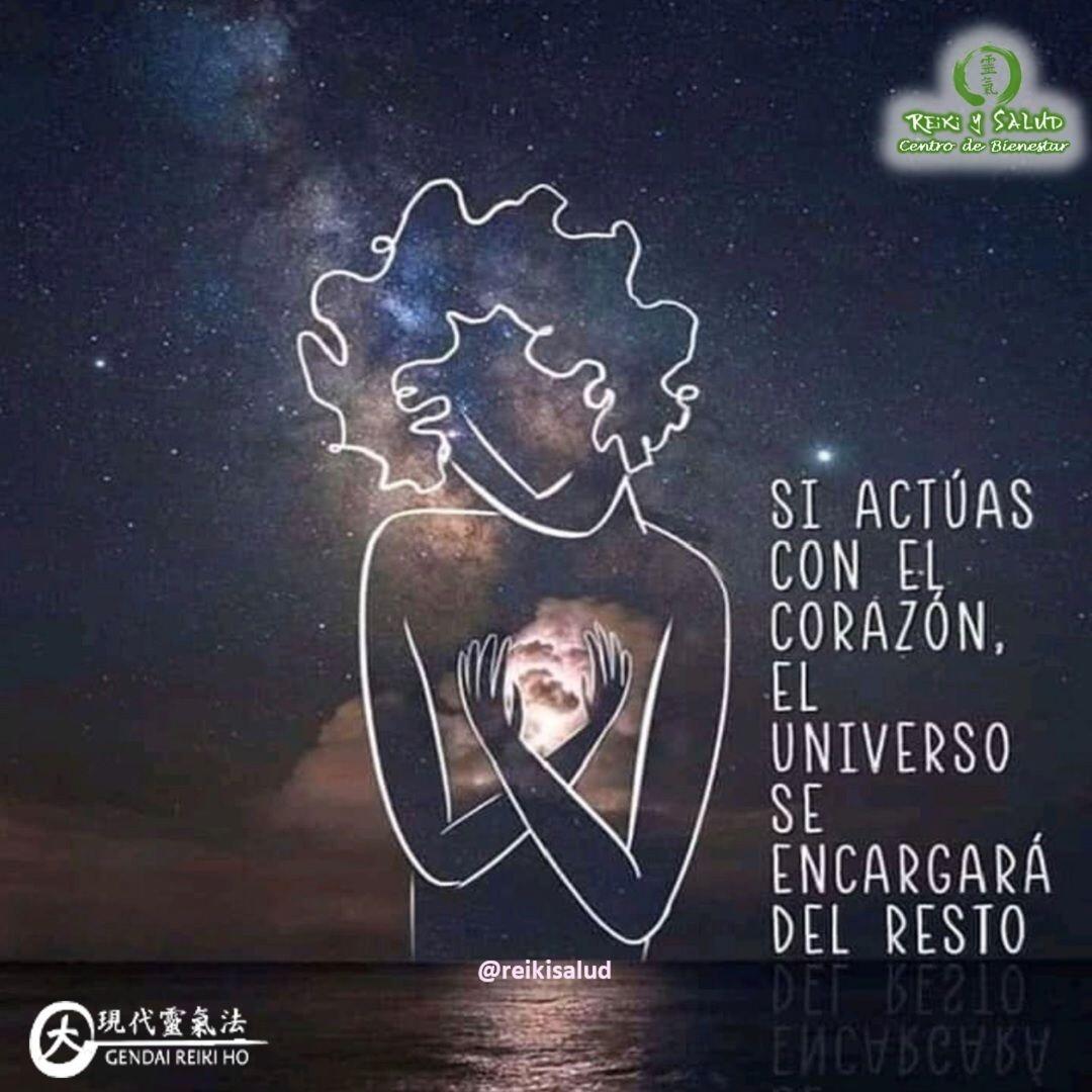 Si actúas con el corazón. El universo se encargará del resto.¡Créelo! Cada acción que hagas con el corazón, tendrá eco en todo el universo… En ese sentido, cada vez que actúas desde el corazón (desde el centro de tu ser), demuestras lo mejor que hay en ti, lo que llevas dentro: amor, amabilidad, alegría, paz, generosidad, respeto, etc. Y como por ley de atracción no atraemos a nuestra vida necesariamente aquello que queremos, sino más bien aquello que somos (amorosos, amables, alegres, tranquilos, generosos, respetuosos, etc.), ¡acabas atrayendo los efectos positivos de tus buenas acciones!¡Feliz viaje de autodescubrimiento!Si entre tus propósitos del año está el empoderarte de tu energía de armonía y sanación, este programa es para ti.La práctica de Reiki Ho, te ayuda a armonizar tu ser, en todos los planos, físico, mental, emocional y alma promoviendo a consecuencia de ponernos en orden, un estado ideal para sanarnos; permitiendo que la energía divina, nos de lo que más necesitemos.Para todos aquellos que quieran iniciar este viaje de aprendizaje y despertar, los invitamos a contactarnos o registrarse en el próximo Curso Gendai Reiki Ho, Nivel Shoden (Nivel I – El despertar) que se iniciará el 16 de Mayo del 2021. Visita nuestra página www.gReiki.com/Registro o utilizando el enlace de nuestro perfil.Casa Reiki y Salud, comparte las técnicas de la Gendai Reiki Healing Association de Japón, con el respaldo internacional de la Gendai Reiki Network. Cursos dictados por Dino Pierini (@DinoPierini), Shihan de la escuela Gendai Reiki Ho desde el año 2008 y miembro de la Gendai Reiki Healing Association en Japón.️ Casa Reiki y Salud, una caricia para el alma, ampliando el circulo de luz, promoviendo una vida de salud y felicidad.Gracias, Gracias, Gracias, Námaste, @dinopierini#reiki #reikimaracaibo #reikivenezuela #sanación #salud #reikiusui #gendaireiki #gendaireikiho #usuireiki #usuireikiho #usuireikiryoho #reikigendai #mikaousui #reikisalud #totalcoherencia #koryukai #encuentrosreiki