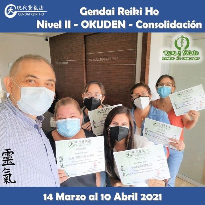 Agradecido y feliz, por el encuentro, experiencia, energía y sanación compartida el 10 Abril con Alix, María Virginia, Valeria, Mariela y Marion, durante el Reiju Kai, en el cierre del curso Gendai Reiki Ho Nivel II (Okuden – La Consolidación), dictado en el Casa Reiki y Salud, iniciado el 14 de Marzo que para Alix, María Virginia, Valeria, Mariela y Marion termino el 10 de Abril. Fue un nuevo y especial encuentro de almas, que decidimos continuar juntos este viaje de despertar, lleno de energía y alegría; confiando en la luz de Reiki. Comparto las fotos del encuentro de iniciación/sintonización y practica realizado en Casa Reiki y Salud. Alix, María Virginia, Valeria, Mariela y Marion gracias gracias gracias.️Gracias a todos los que participaron en este nuevo Gendai Reiki Ho Nivel II (Okuden), cinco semanas de crecimiento y autodescubrimiento para todos. Un abrazo de luz y gassho.Reiki Ho es una terapia holística natural cuyo objetivo es el restablecimiento del equilibrio y la armonía en nuestro ser, promoviendo la sanación física, mental y emocional.Para todos aquellos que quieran mejorar su capacidad de autosanación, te invitamos a un viaje de aprendizaje y despertar, a través del próximo Curso Gendai Reiki Ho, Nivel Shoden (Nivel I – El despertar) que se iniciará el 16 de Mayo del 2021. Visita nuestra página www.gReiki.com/Registro o utilizando el enlace de nuestro perfil.Casa Reiki y Salud, comparte las técnicas de la Gendai Reiki Healing Association de Japón, con el respaldo internacional de la Gendai Reiki Network. Cursos dictados por Dino Pierini (@DinoPierini), Shihan de la escuela Gendai Reiki Ho desde el año 2008 y miembro de la Gendai Reiki Healing Association en Japón.️ Casa Reiki y Salud, una caricia para el alma, ampliando el circulo de luz, promoviendo una vida de salud y felicidad.Gracias, Gracias, Gracias, Námaste, @dinopierini#reiki #reikimaracaibo #reikivenezuela #sanación #salud #reikiusui #gendaireiki #gendaireikiho #usuireiki #usuireikiho #usuireikiryoho #reikigendai #reikisalud #totalcoherencia #koryukai