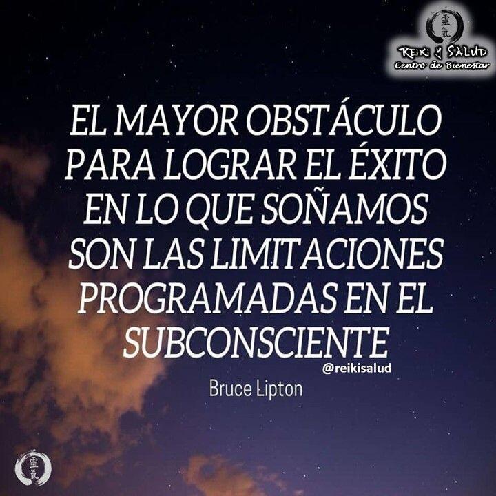 El mayor obstáculo para lograr el éxito en lo que soñamos son las limitaciones programadas en el subconsciente. Bruce Lipton.Solo podemos transformar aquello, que podemos llevar del subconsciente a la conciencia.Esto también aplica a los procesos de sanación, donde tomar consciencia de las emociones atrapadas y lo que ocasiono que se impactara el cuerpo es la prima fase del proceso para iniciar una sanación perdurable en el tiempo.Te invito a reflexionar sobre aquello que siempre se te escapa de tus manos, y quizás debas buscar un tesoro dentro de ti para transformarte y evolucionar.️Si estas padeciendo una dolencia, te invito en meditación o buscando ayuda, para hacer consciente esa emoción atrapada o creencias limitantes que te impiden sanar. Feliz viaje de evolución.Con toda la certeza que, si lo CREES, lo CREAS, compartimos desde Casa Gendai Reiki Ho, un abrazo de luz, con la confianza de que Dios está con nosotros y somos uno con la conciencia universal.Quiero invitarte a mejorar tu conexión con la energía de la más alta vibración, de la más alta dimensión, de la energía más pura del universo; permitiendo que la energía de la creación, nos de lo que más necesitemos, promoviendo en nuestras vidas, salud y felicidad.Contáctame al privado o vía whatsap/telegram al +58 414 6048813, si tienes alguna inquietud, deseas aprender Reiki o para agendar una terapia de bienestar en nuestro centro terapéutico, Casa Reiki y Salud, en Maracaibo.Casa Reiki y Salud, una caricia para el alma, ampliando el circulo de luz, promoviendo una vida de felicidad y bienestar.Gracias, gracias, gracias, Námaste, @dinopieriniSi te gusta la publicación Compártela, Etiqueta a Otros, Gracias, gracias gracias🌍Página WEB: www.gReiki.com#amor #felicidad #abundancia #meditacion #vida #paz #frases #gratitud #crecimientopersonal #consciencia #alma #bienestar #inspiracion #despertar #despertarespiritual #reikimaracaibo #reikizulia #saludybienestar