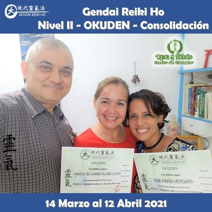 Agradecido y feliz, por el encuentro, experiencia, energía y sanación compartida el 12 Abril con Ana María y Nairove, durante el Reiju Kai, en el cierre del curso Gendai Reiki Ho Nivel II (Okuden – La Consolidación), dictado en el Casa Reiki y Salud, iniciado el 14 de Marzo que para Ana María y Nairove termino el 12 de Abril. Fue un nuevo y especial encuentro de almas, que decidimos continuar juntos este viaje de despertar, lleno de energía y alegría; confiando en la luz de Reiki. Comparto las fotos del encuentro de iniciación/sintonización y practica realizado en Casa Reiki y Salud. Ana María y Nairove, gracias gracias gracias.️Gracias a todos los que participaron en este nuevo Gendai Reiki Ho Nivel II (Okuden), cinco semanas de crecimiento y autodescubrimiento para todos. Un abrazo de luz y gassho.Reiki Ho es una terapia holística natural cuyo objetivo es el restablecimiento del equilibrio y la armonía en nuestro ser, promoviendo la sanación física, mental y emocional.Para todos aquellos que quieran mejorar su capacidad de autosanación, te invitamos a un viaje de aprendizaje y despertar, a través del próximo Curso Gendai Reiki Ho, Nivel Shoden (Nivel I – El despertar) que se iniciará el 16 de Mayo del 2021. Visita nuestra página www.gReiki.com/Registro o utilizando el enlace de nuestro perfil.Casa Reiki y Salud, comparte las técnicas de la Gendai Reiki Healing Association de Japón, con el respaldo internacional de la Gendai Reiki Network. Cursos dictados por Dino Pierini (@DinoPierini), Shihan de la escuela Gendai Reiki Ho desde el año 2008 y miembro de la Gendai Reiki Healing Association en Japón.️ Casa Reiki y Salud, una caricia para el alma, ampliando el circulo de luz, promoviendo una vida de salud y felicidad.Gracias, Gracias, Gracias, Námaste, @dinopierini#reiki #reikimaracaibo #reikivenezuela #sanación #salud #reikiusui #gendaireiki #gendaireikiho #usuireiki #usuireikiho #usuireikiryoho #reikigendai #reikisalud #reijukai