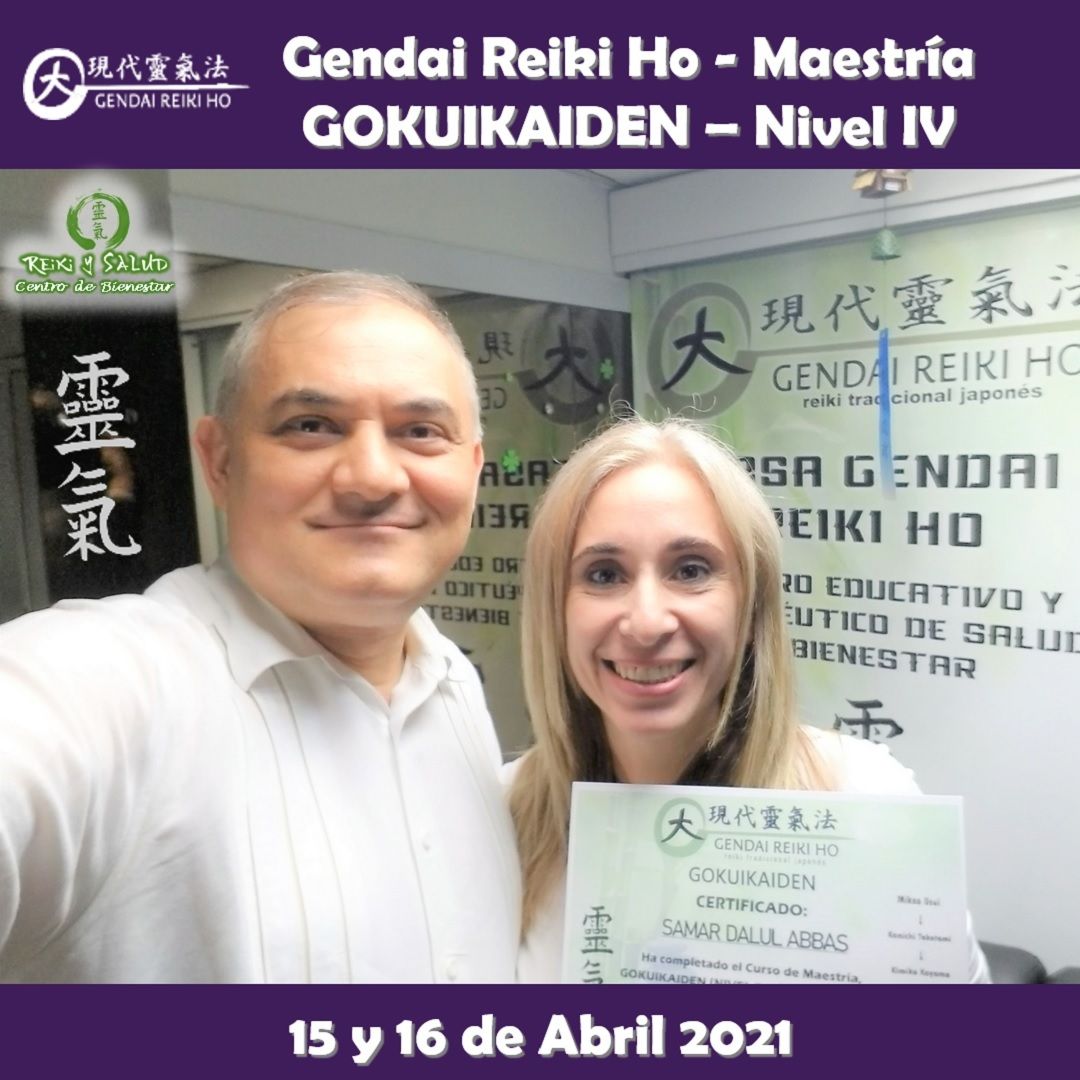 Hoy celebro la certificación de un nuevo Maestro/Shihan de Gendai Reiki Ho en Venezuela. Bienvenida Shihan.Agradecido y feliz, con Samar Dalul Abbas, por permitirme acompañarla en este viaje de evolución; por la experiencia, energía y sanación compartida, durante el curso de Gendai Reiki Ho Nivel IV (Gokuikaiden – Maestría), dictado en el Casa Reiki y Salud, los días 15 y 16 de Abril.Los maestros de Reiki Ho, son personas que viven en sí mismas el camino hacia la salud y la felicidad de Usui Sensei sensei, y de ese modo lo transmiten. Son personas que aman, practican Reiki Ho y transmiten su despertar a los demás de forma pura, transmitiendo las enseñanzas de la forma más más sencilla posible.Los maestros están para aprender y crecer juntos, somos compañeros de luz; y nuestra misión es continuar expandiendo el círculo de luz. Fue un nuevo y especial encuentro de almas, que decidimos continuar juntos este viaje de despertar, lleno de energía y alegría; confiando en la luz de Reiki. Comparto las fotos del encuentro de iniciación/sintonización y práctica realizado en Casa Reiki y Salud. Hoy agradezco a Samar, por participar en el Reiju Kai de Gokuikaiden, gracias gracias gracias.Casa Reiki y Salud, comparte las técnicas de la Gendai Reiki Healing Association de Japón, con el respaldo internacional de la Gendai Reiki Network. Cursos dictados por Dino Pierini (@DinoPierini), Shihan de la escuela Gendai Reiki Ho desde el año 2008 y miembro de la Gendai Reiki Healing Association en Japón.️ Casa Reiki y Salud, una caricia para el alma, ampliando el circulo de luz, promoviendo una vida de salud y felicidad.Gracias, Gracias, Gracias, Námaste, @dinopierini#reiki #reikimaracaibo #reikivenezuela #sanación #salud #reikiusui #gendaireiki #gendaireikiho #usuireiki #usuireikiho #usuireikiryoho #reikigendai #mikaousui #reikisalud #totalcoherencia #koryukai #encuentrosreiki #gokuikaiden