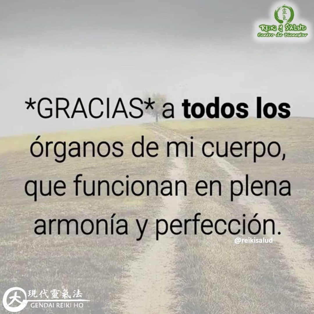 Gracias a todos los órganos de mi cuerpo, que funcionan en plena armonía y perfección. ¡GRACIAS a la vida que me inspira, me renueva y me da la oportunidad de evolucionar diariamente! ¡GRACIAS al lugar donde estoy aquí y ahora, pues este lugar necesita de mi, y yo de él! Medita con estas afirmaciones por 21 días, sintiéndolas desde tu corazón, sintiendo el agradecimiento verdadero y la transformación será poderosa.️ Feliz viaje de auto descubrimiento y despertar. Ya reanudamos los cursos de Reiki Ryoho Tradicional, de la escuela japonesa Gendai Reiki Ho, en la modalidad semipresencial, ampliando el círculo de luz, dando a conocer esta fórmula para vivir una vida de salud y felicidad.Casa Reiki y Salud, una caricia para el alma, ampliando el circulo de luz, promoviendo una vida de salud y felicidad.Gracias, gracias, gracias, Námaste, @dinopierini️ Comparte esta publicación con quien te vino a la mente cuando la leíste., Gracias, gracias gracias🌐 Página WEB: www.gReiki.com#amor #felicidad #abundancia #meditacion #vida #paz #frases #gratitud #consciencia #alma #bienestar #inspiracion #despertar #reikimaracaibo #reikizulia #reikivenezuela #reikisalud #totalcoherencia #reikisalud #smile