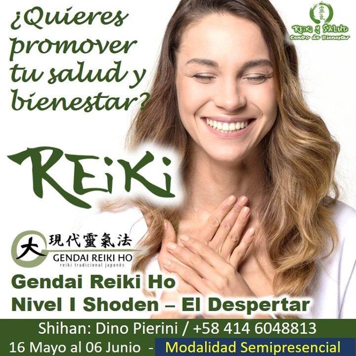 ¿Quieres promover tu salud y bienestar?🌞Te invito a despertar tu capacidad y energía de salud y bienestar, aprendiendo Usui Reiki Ryoho, con la escuela tradicional japonesa Gendai Reiki Ho, en Casa Reiki y Salud, ampliando el círculo de luz, dando a conocer esta fórmula para vivir una vida de salud y felicidad. El próximo 16 de Mayo 2021, en la modalidad SEMIPRESENCIAL, comenzaremos el Curso de Reiki Ryoho Nivel Shoden (Nivel I - El despertar). Serán cinco encuentros, cuatro de forma virtual vía ZOOM y uno presencial en la ciudad de Maracaibo para la iniciación/sintonización y práctica/consultoría.🌞 Reiki Ho es una terapia holística natural cuyo objetivo es el restablecimiento del equilibrio y la armonía en nuestro ser, promoviendo la sanación física, mental y emocional. Será una jornada vivencial, donde revitalizaremos nuestra capacidad de sanación, aprenderemos las prácticas de meditación/autopurificación; canalizar conscientemente energía sanadora de forma presencial y a la distancia, canalizar energía sanadora a animales, plantas, lugares y cosas e integrar las prácticas en nuestro día a día.Casa Reiki y Salud, comparte las técnicas de la Gendai Reiki Healing Association de Japón, con el respaldo internacional de la Gendai Reiki Network. Cursos dictados por Dino Pierini (@DinoPierini), Shihan de la escuela Gendai Reiki Ho desde el 2008 y miembro de la Gendai Reiki Healing Association en Japón.Condiciones del Curso:Cuatro Clases vía Zoom Domingos 3pm a 6:30 pm, grabadas y compartidas por una semana. (14 Horas)Iniciación/sintonización/practica presencial personalizada, manteniendo el protocolo de bioseguridad. (3 horas)Inversión: 55 US (Incluye manuales Impresos)El curso incluye certificado impreso con RESPALDO INTERNACIONAL y manuales impresos oficiales de Japón. Si estas interesado, te invito a registrarte en la página de Casa Reiki y Salud o utilizando el enlace del perfil: www.gReiki.com/REGISTRO.Gracias, Gracias, Gracias, un abrazo de luz, Namaste, @DinoPierini#cursosmaracaibo #talleresmaracaibo #reiki #reikimaracaibo #reikivenezuela #gendaireikiho #shoden #reikiusui #paz #gratitud #reikisalud #reikizulia