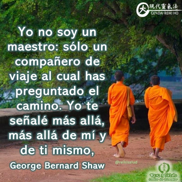Yo no soy un maestro: sólo un compañero de viaje al cual has preguntado el…