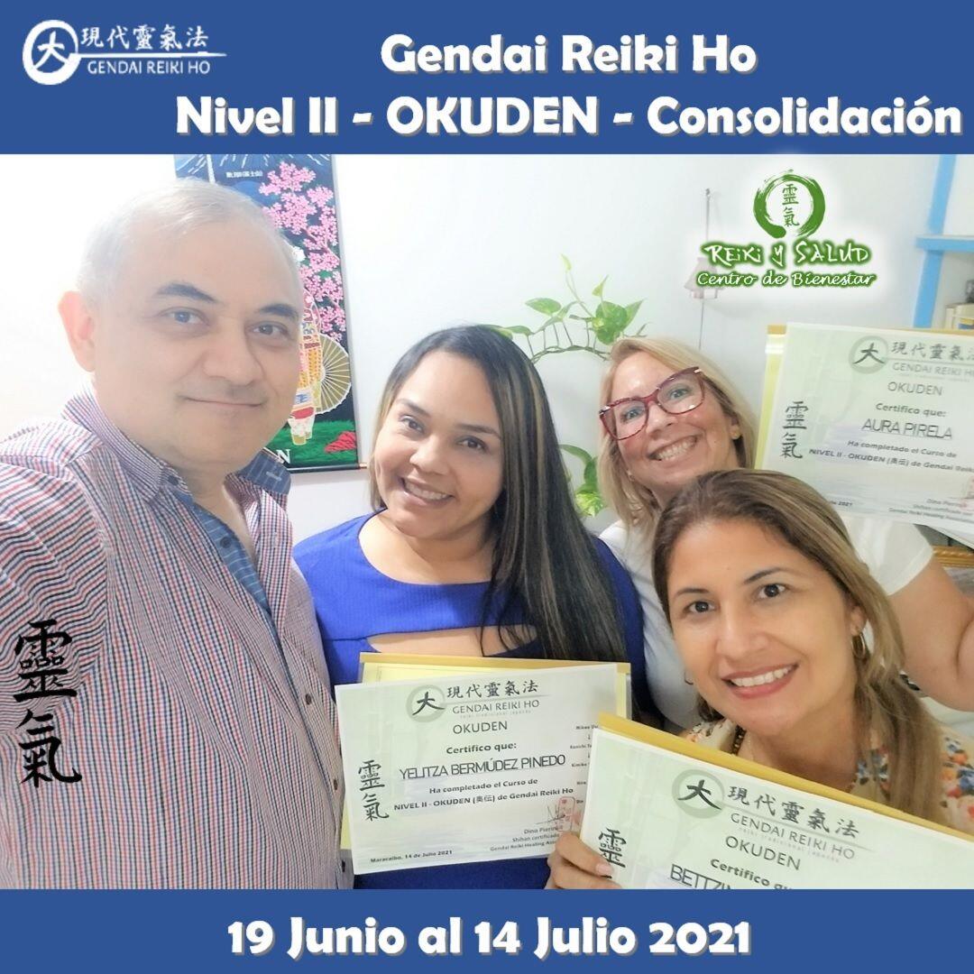 Agradecido y feliz, por el encuentro, experiencia, energía y sanación compartida el 14 Julio con Aura, Bettzimar y Yelitza, durante el Reiju Kai, en el cierre del curso Gendai Reiki Ho Nivel II (Okuden – La Consolidación), dictado en el Casa Reiki y Salud, iniciado el 19 de Junio que para Aura, Bettzimar y Yelitza termino el 14 de Julio. Fue un nuevo y especial encuentro de almas, que decidimos continuar juntos este viaje de despertar, lleno de energía y alegría; confiando en la luz de Reiki. Comparto las fotos del encuentro de iniciación/sintonización y practica realizado en Casa Reiki y Salud. Gracias gracias gracias.️Gracias a todos los que participaron en este nuevo Gendai Reiki Ho Nivel II (Okuden), cinco semanas de crecimiento y autodescubrimiento para todos. Un abrazo de luz y gassho.Reiki Ho es una terapia holística natural cuyo objetivo es el restablecimiento del equilibrio y la armonía en nuestro ser, promoviendo la sanación física, mental y emocional.Para todos aquellos que quieran mejorar su capacidad de autosanación, te invitamos a un viaje de aprendizaje y despertar, a través del próximo Curso Gendai Reiki Ho, Nivel Shoden (Nivel I – El despertar) que se iniciará el 29 de Agosto del 2021. Visita nuestra página www.gReiki.com/Registro o utilizando el enlace de nuestro perfil.Casa Reiki y Salud, comparte las técnicas de la Gendai Reiki Healing Association de Japón, con el respaldo internacional de la Gendai Reiki Network. Cursos dictados por Dino Pierini (@DinoPierini), Shihan de la escuela Gendai Reiki Ho desde el año 2008 y miembro de la Gendai Reiki Healing Association en Japón.️ Casa Reiki y Salud, una caricia para el alma, ampliando el circulo de luz, promoviendo una vida de salud y felicidad.Gracias, Gracias, Gracias, Námaste, @dinopierini#reiki #reikimaracaibo #reikivenezuela #sanación #salud #reikiusui #gendaireiki #gendaireikiho #usuireiki #usuireikiho #usuireikiryoho #reikigendai #reikisalud #reijukai