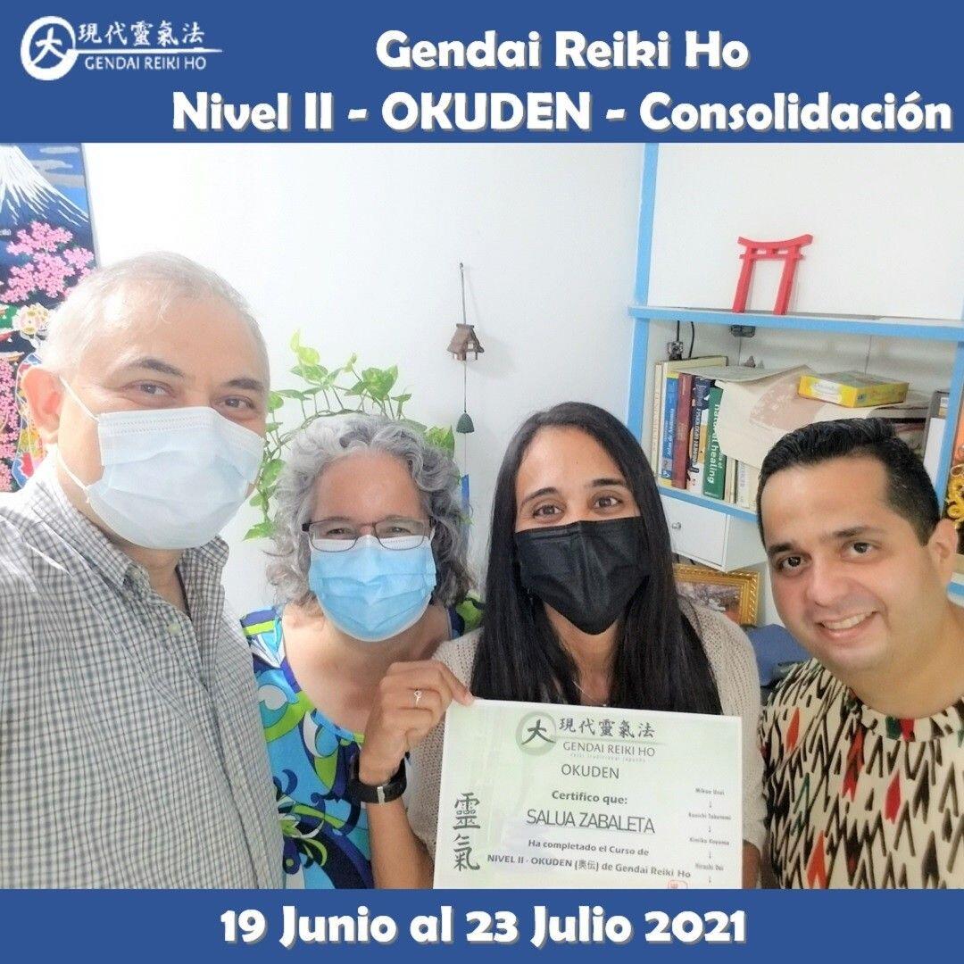 Agradecido y feliz, por el encuentro, experiencia, energía y sanación compartida el 23 Julio con Salua, Shirley y Luis, durante el Reiju Kai, en el cierre del curso Gendai Reiki Ho Nivel II (Okuden – La Consolidación), dictado en el Casa Reiki y Salud, iniciado el 19 de Junio que para Salua, Shirley y Luis termino el 23 de Julio. Fue un nuevo y especial encuentro de almas, que decidimos continuar juntos este viaje de despertar, lleno de energía y alegría; confiando en la luz de Reiki. Comparto las fotos del encuentro de iniciación/sintonización y practica realizado en Casa Reiki y Salud. Gracias gracias gracias.️Gracias a todos los que participaron en este nuevo Gendai Reiki Ho Nivel II (Okuden), cinco semanas de crecimiento y autodescubrimiento para todos. Un abrazo de luz y gassho.Reiki Ho es una terapia holística natural cuyo objetivo es el restablecimiento del equilibrio y la armonía en nuestro ser, promoviendo la sanación física, mental y emocional.Para todos aquellos que quieran mejorar su capacidad de autosanación, te invitamos a un viaje de aprendizaje y despertar, a través del próximo Curso Gendai Reiki Ho, Nivel Shoden (Nivel I – El despertar) que se iniciará el 29 de Agosto del 2021. Visita nuestra página www.gReiki.com/Registro o utilizando el enlace de nuestro perfil.Casa Reiki y Salud, comparte las técnicas de la Gendai Reiki Healing Association de Japón, con el respaldo internacional de la Gendai Reiki Network. Cursos dictados por Dino Pierini (@DinoPierini), Shihan de la escuela Gendai Reiki Ho desde el año 2008 y miembro de la Gendai Reiki Healing Association en Japón.️ Casa Reiki y Salud, una caricia para el alma, ampliando el circulo de luz, promoviendo una vida de salud y felicidad.Gracias, Gracias, Gracias, Námaste, @dinopierini#reiki #reikimaracaibo #reikivenezuela #sanación #salud #reikiusui #gendaireiki #gendaireikiho #usuireiki #usuireikiho #usuireikiryoho #reikigendai #reikisalud #reijukai