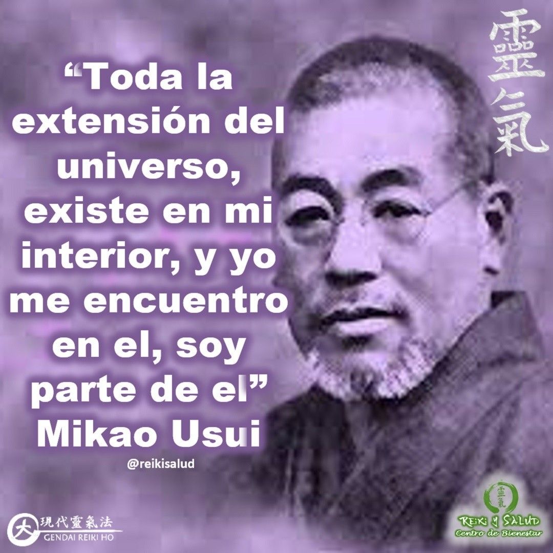 “Toda la extensión del universo, existe en mi interior, y yo me encuentro en el, soy parte de el”, Mikao Usui🔆El Próximo 15 de Agosto, se celebra el día Mundial de Reiki Ho. Celebrando el 156 aniversario del nacimiento de Mikao Usui y los 99 años del Usui Reiki Ho.Gracias al Maestro y Sensei, Mikao Usui, en su aniversario. Mikao Usui fundador de la práctica de armonización y sanación, que hoy día llamamos Usui Reiki Ryoho y se entregó a la tarea de difundir su enseñanza a tantas personas como fuera posible, pues entendió que el Reiki era un regalo del Universo para compartir con toda la humanidad. Reiki Ho, es la técnica en la que utilizamos la energía de Reiki (Energía vital Universal) para hacer que nuestras vidas estén llenas de paz, armonía, salud, abundancia y felicidad. La meta es elevar nuestro nivel vibratorio para resonar con la energía de la felicidad, salud y bienestar.🌞Dado lo extraordinario del método Reiki Ho de Usui Sensei, no sorprende que la práctica este difundida en todo el mundo.Mikao Usui nació el 15 de agosto de 1865 en la villa de Taniai, distrito de Yamagata y prefectura de Gifu (Japón). Actualmente existe en su ciudad natal, dentro del santuario, un monumento honrando a Mikao Usui, y además todas las escuelas y linajes que comparten su enseñanza, que promueven la expansión del circulo de luz en el planeta. En agradecimiento a la conciencia Universal-Dios, Mikao Usui y celebrando el mes aniversario de Casa Reiki y Salud, el próximo 14 de Agosto, estaré dictando totalmente gratis el curso"Sanando con Reiki".Gracias, gracias, gracias, a la luz de Reiki, Mikao Usui, y todas las escuela y linajes conectados energéticamente con él, por mantener su legado, ampliando siempre el circulo de luz.#espiritualidad #amor #love #gratitud #consciencia #bienestar #reiki #mikaousui #abundancia #despertar #ikigai #reikimaracaibo #reikivenezuela #sanación #reikiusui, #gendaireiki #gendaireikiho #usuireikiho