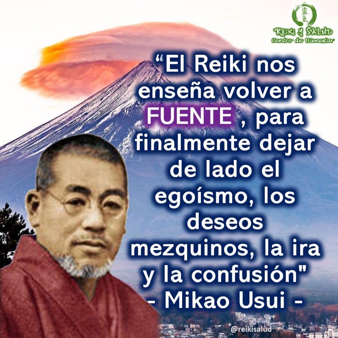 “El Reiki nos enseña volver a FUENTE , para finalmente dejar de lado el egoísmo, los deseos mezquinos, la ira y la confusión", - Mikao Usui -Reiki Ho, es la técnica en la que utilizamos la energía de Reiki (Energía vital Universal) para hacer que nuestras vidas estén llenas de paz, armonía, salud, abundancia y felicidad. La meta es elevar nuestro nivel vibratorio para resonar con la energía de la felicidad, salud y bienestar.🔆El Próximo 15 de Agosto, se celebra el día Mundial de Reiki Ho. Celebrando el 156 aniversario del nacimiento de Mikao Usui Gracias al Maestro y Sensei, Mikao Usui, en su aniversario. Mikao Usui fundador de la práctica de armonización y sanación, que hoy día llamamos Usui Reiki Ryoho y se entregó a la tarea de difundir su enseñanza a tantas personas como fuera posible, pues entendió que el Reiki era un regalo del Universo para compartir con toda la humanidad.🌞Dado lo extraordinario del método Reiki Ho de Usui Sensei, no sorprende que la práctica este difundida en todo el mundo.Mikao Usui nació el 15 de agosto de 1865 en la villa de Taniai, distrito de Yamagata y prefectura de Gifu (Japón). Actualmente existe en su ciudad natal, dentro del santuario, un monumento honrando a Mikao Usui, y además todas las escuelas y linajes que comparten su enseñanza, que promueven la expansión del circulo de luz en el planeta. En el mes de Reiki Ho, en agradecimiento al nacimiento de su fundador y el aniversario de Casa Reiki y Salud, compartimos con toda la comunidad el curso el próximo Sábado 14 de Agosto, el curso"Sanando con Reiki", totalmente gratuito, en línea vía internet, si te interesa regístrate gratis, utilizando en el enlace en el perfil.Gracias, gracias, gracias, a la luz de Reiki, Mikao Usui, y todas las escuela y linajes conectados energéticamente con él, por mantener su legado, ampliando siempre el circulo de luz.Casa Reiki y Salud una caricia para el alma, Gracias, Gracias, Gracias, Gassho, @reikisalud#espiritualidad #amor #gratitud #bienestar #reiki#mikaousui #abundancia #desprrtar #ikigai #reikimaracaibo #reikivenezuela #sanación #reikiusui, #gendaireiki #totalcoherencia