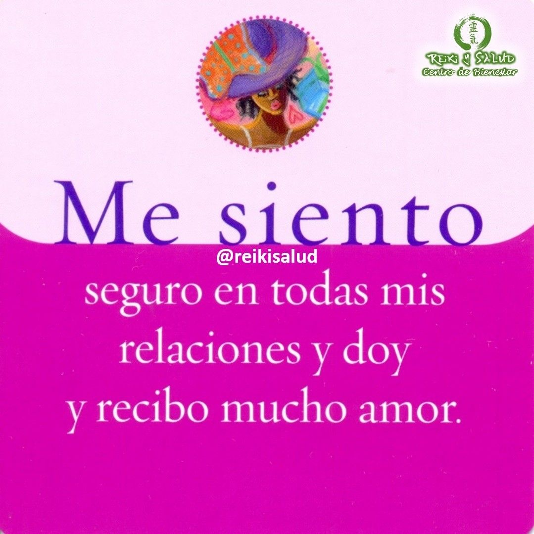 Me siento seguro en todas mis relaciones y doy y recibo mucho amor. Otro bello regalo de Louise Hay. Si esta afirmación te llama la atención, úsala en las meditaciones. Una afirmación es cualquier cosa que digas o pienses. Si queremos cambiar nuestras vidas hemos de reeducar nuestro pensamiento y hablar con patrones positivos.Las afirmaciones son puntos de partida en el camino hacia el cambio. En esencia a tu mente subconsciente le estás diciendo: “Me estoy responsabilizando. Soy consciente de que hay algo que puedo hacer para cambiar”. Cuando hablo de hacer afirmaciones, quiero decir elegir palabras conscientemente que contribuyan a crear algo nuevo y positivo en ella.Todo pensamiento y palabra que pronuncias es una afirmación. Todas las conversaciones que tienes contigo mismo son un flujo de afirmaciones.Tus creencias no son más que patrones de pensamiento habituales que aprendiste de niño. Muchos de ellos son muy útiles. Sin embargo, otras creencias pueden resultar limitadoras a la hora de crear las cosas que deseas.Has de darte cuenta de que toda queja es una afirmación. Cada vez que te enfadas estás afirmando que deseas más ira en tu vida. Cada vez que te haces la víctima, estás afirmando que quieres seguir siendo una víctima.Una forma de comenzar a cambiar tu patrón de pensamiento, es reeducando tus afirmaciones diarias.😀Cuando más elijas tener pensamientos que te hagan sentir bien, con mayor rapidez funcionarán las afirmaciones.🌞Feliz viaje de autodescubrimiento.Casa Reiki y Salud, una caricia para el alma, ampliando el circulo de luz, promoviendo una vida de felicidad y bienestar.Gracias, gracias, gracias, Námaste, @dinopieriniSi te gusta la publicación Compártela, Etiqueta a Otros, Gracias, gracias gracias🌍Página WEB: www.gReiki.com#despertarespiritual #reikimaracaibo #reikivenezuela #reikizulia