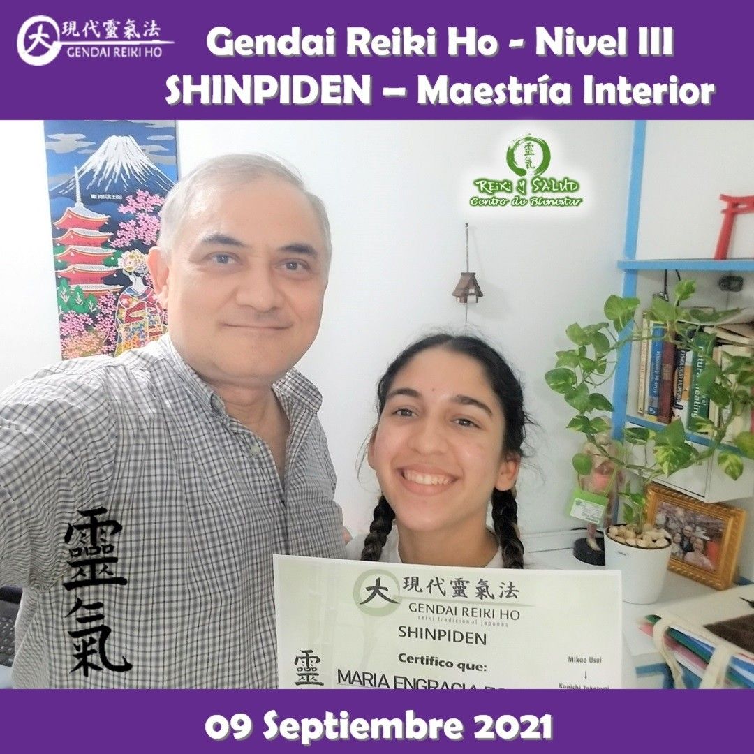 Agradecido y feliz, por el encuentro, experiencia, entrega, energía y sanación compartida en familia, durante el curso de Gendai Reiki Ho Nivel III (Shinpiden – Maestría Interior), dictado en el Casa Reiki y Salud, que para María Engracia Porras, terminó el 09 de Septiembre 2021. Fue un nuevo y especial encuentro de almas, que decidimos continuar este nuevo viaje de despertar, lleno de energía y alegría; confiando en la luz de Reiki.Una Maestría Interior implica que comprendemos y que hemos desarrollado un buen dominio de nuestras facultades creativas, tomando responsabilidad sobre nuestras debilidades, reforzando la búsqueda y desarrollo consciente de nuestra misión de vida; y practicando con compromiso las técnica de Reiki Ho, para expandir nuestra consciencia, fortaleciendo nuestra conexión con nuestra esencia, purificando continuamente nuestro ser, de manera de vivir una vida en abundancia, vitalidad, salud y serenidad. Comparto las fotos del encuentro de iniciación/sintonización y práctica realizado en Casa Reiki y Salud, gracias gracias gracias️Gracias a todos ustedes por el compartir, entrega, alegría y experiencia, durante estas semanas de crecimiento y autodescubrimiento para todos. Un abrazo de luz y gasshoCasa Reiki y Salud, comparte las técnicas de la Gendai Reiki Healing Association de Japón, con el respaldo internacional de la Gendai Reiki Network. Cursos dictados por Dino Pierini (@DinoPierini), Shihan de la escuela Gendai Reiki Ho desde el año 2008 y miembro de la Gendai Reiki Healing Association en Japón️ Casa Reiki y Salud, una caricia para el alma, ampliando el circulo de luz, promoviendo una vida de salud y felicidadGracias, Gracias, Gracias, Gassho, @dinopierini#reiki #reikimaracaibo #reikivenezuela #sanación #salud #reikiusui #gendaireiki #gendaireikiho #usuireiki #usuireikiho #usuireikiryoho #reikigendai #mikaousui #reikisalud #totalcoherencia #koryukai #encuentrosreiki