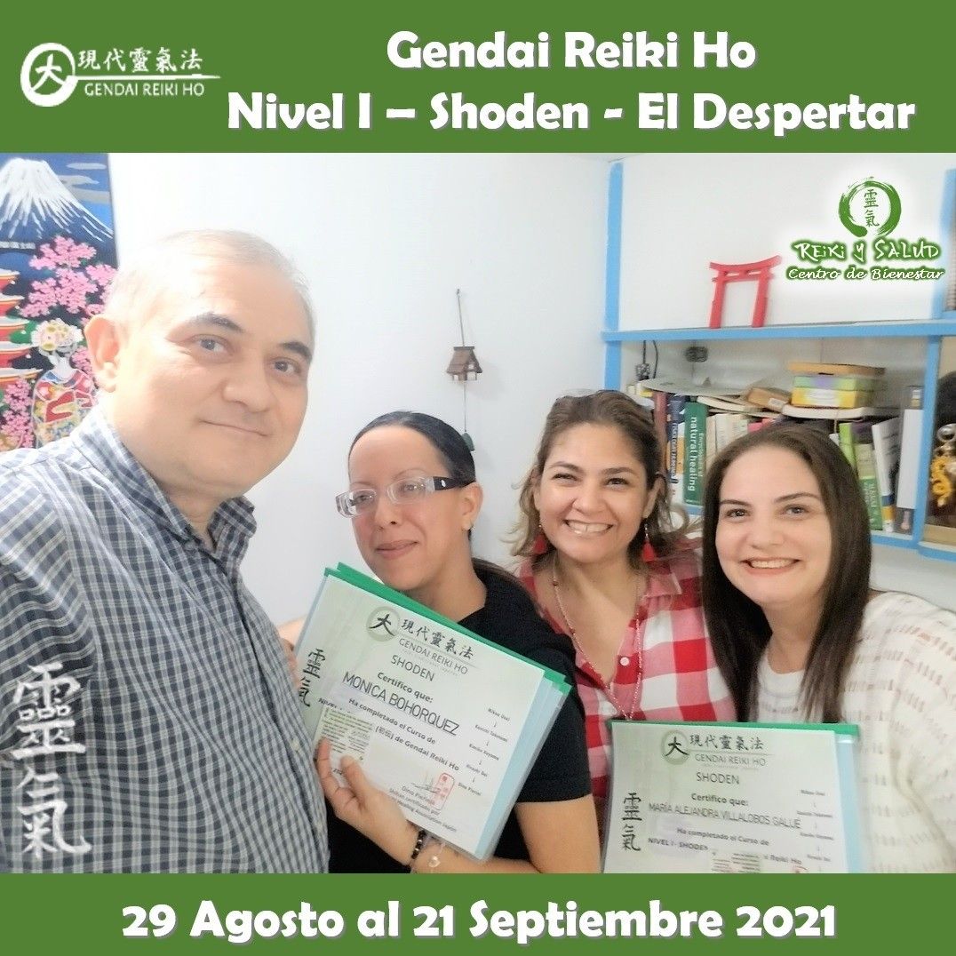 Agradecido y feliz, por el encuentro, experiencia, entrega, energía y sanación compartida en familia, durante el curso de Gendai Reiki Ho Nivel I (Shoden – El Despertar), dictado en el Casa Reiki y Salud, donde fueron iniciadas como practicantes de Reiki este 21 de Septiembre, María Alejandra Villalobos y Mónica Bohórquez, acompañados también por la maestra Sonja Chacín . Fue un nuevo y especial encuentro de almas, que decidimos iniciar este nuevo viaje de despertar, lleno de energía y alegría; confiando en la luz de Reiki. Comparto las fotos del encuentro de iniciación y consultoría/practica presencial realizado en Casa Reiki y Salud.️Gracias, gracias, gracias a todos ustedes por el compartir, entrega, alegría y experiencia. Cinco semanas de crecimiento y autodescubrimiento para todos. Un abrazo de luz y gassho.Reiki Ho es una terapia holística natural cuyo objetivo es el restablecimiento del equilibrio y la armonía en nuestro ser, promoviendo la sanación física, mental y emocional.Casa Reiki y Salud, comparte las técnicas de la Gendai Reiki Healing Association de Japón, con el respaldo internacional de la Gendai Reiki Network. Cursos dictados por Dino Pierini (@DinoPierini), Shihan de la escuela Gendai Reiki Ho desde el año 2008 y miembro de la Gendai Reiki Healing Association en Japón.️ Casa Reiki y Salud, una caricia para el alma, ampliando el circulo de luz, promoviendo una vida de salud y felicidad.Gracias, Gracias, Gracias, Námaste, @dinopierini#reiki #reikimaracaibo #reikivenezuela #sanación #salud #metamedicina #bioneuroemocion #bioemocional #reikiusui #gendaireiki #gendaireikiho #shoden #okuden #mikaousui #gendaii #cursosmaracaibo #casagendaireiki #dinopierini #armonía #bienestar #paz #amor