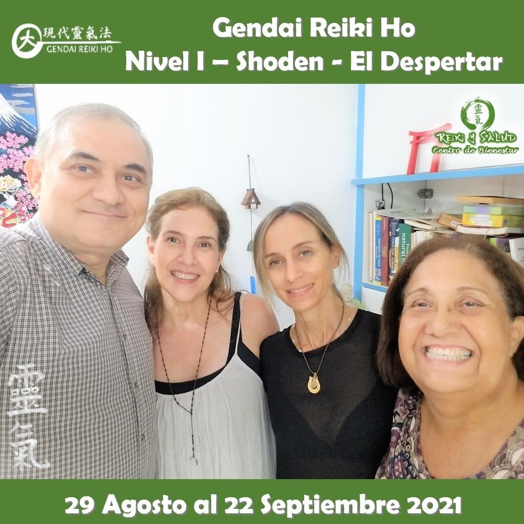 Agradecido y feliz, por el encuentro, experiencia, entrega, energía y sanación compartida en familia, durante el curso de Gendai Reiki Ho Nivel I (Shoden – El Despertar), dictado en el Casa Reiki y Salud, donde fueron iniciadas como practicantes de Reiki este 21 de Septiembre, Bexy Vicuña y Gaby Salerni, acompañados también por Cristina Bellarosa quien revive nuevamente esta experiencia. Fue un nuevo y especial encuentro de almas, que decidimos iniciar este nuevo viaje de despertar, lleno de energía y alegría; confiando en la luz de Reiki. Comparto las fotos del encuentro de iniciación y consultoría/practica presencial realizado en Casa Reiki y Salud.️Gracias, gracias, gracias a todos ustedes por el compartir, entrega, alegría y experiencia. Cinco semanas de crecimiento y autodescubrimiento para todos. Un abrazo de luz y gassho.Reiki Ho es una terapia holística natural cuyo objetivo es el restablecimiento del equilibrio y la armonía en nuestro ser, promoviendo la sanación física, mental y emocional.Casa Reiki y Salud, comparte las técnicas de la Gendai Reiki Healing Association de Japón, con el respaldo internacional de la Gendai Reiki Network. Cursos dictados por Dino Pierini (@DinoPierini), Shihan de la escuela Gendai Reiki Ho desde el año 2008 y miembro de la Gendai Reiki Healing Association en Japón.️ Casa Reiki y Salud, una caricia para el alma, ampliando el circulo de luz, promoviendo una vida de salud y felicidad.Gracias, Gracias, Gracias, Námaste, @dinopierini#reiki #reikimaracaibo #reikivenezuela #sanación #salud #metamedicina #bioneuroemocion #bioemocional #reikiusui #gendaireiki #gendaireikiho #shoden #okuden #mikaousui #gendaii #cursosmaracaibo #casagendaireiki #dinopierini #armonía #bienestar #paz #amor