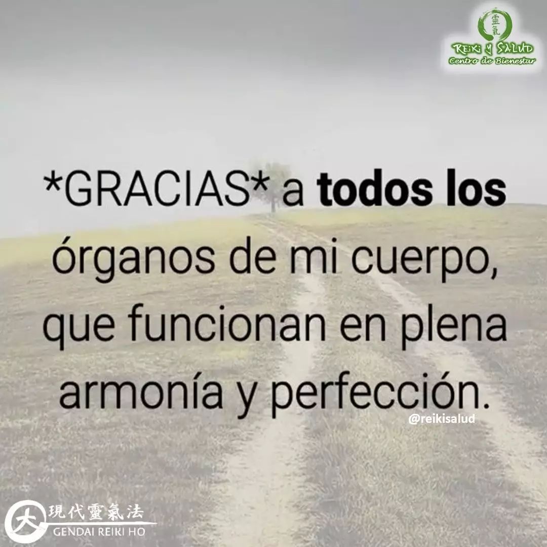 Gracias a todos los órganos de mi cuerpo, que funcionan en plena armonía y perfección. ¡GRACIAS a la vida que me inspira, me renueva y me da la oportunidad de evolucionar diariamente! ¡GRACIAS al lugar donde estoy aquí y ahora, pues este lugar necesita de mi, y yo de él! Medita con estas afirmaciones por 21 días, sintiéndolas desde tu corazón, sintiendo el agradecimiento verdadero y la transformación será poderosa.️ Feliz viaje de auto descubrimiento y despertar.Casa Reiki y Salud, una caricia para el alma, ampliando el circulo de luz, promoviendo una vida de salud y felicidad.Gracias, gracias, gracias, Námaste, @dinopierini️ Comparte esta publicación con quien te vino a la mente cuando la leíste., Gracias, gracias gracias🌐 Página WEB: www.gReiki.com#amor #felicidad #abundancia #meditacion #vida #paz #frases #gratitud #consciencia #alma #bienestar #inspiracion #despertar #reikimaracaibo #reikizulia #reikivenezuela #totalcoherencia #reikisalud #smile