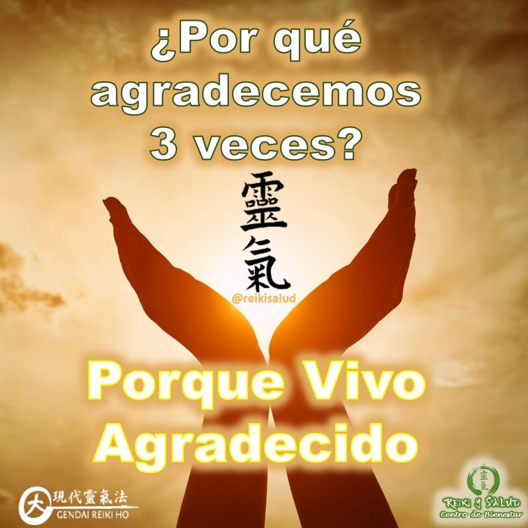 Porque Vivo Agradecido. La gratitud es un acto que se traduce en acción cuando identificamos a esa dicha interior y la mantenemos con nosotros cada segundo de nuestra existencia.¿Por qué agradecemos 3 veces?. Primero porque la Gratitud es la mayor expresión del amor, es la gran multiplicadora de la vida y porque es un verdadero seguro de Salud. Segundo, la energía del número 3, representa la unión entre la mente, el cuerpo y alma. El tres se compagina con las energías de optimismo y alegría, inspiración y creatividad, habla y comunicación, imaginación e inteligencia. Tercero, el número 3 también se relaciona con el arte, el humor, la energía, el crecimiento, y la espontaneidad.Este número en especial conserva una significación interesante, que se le adjudicado a lo largo de la historia en diversas áreas como la religión, el arte y sobre todo la filosofía. Si ahora multiplicamos por tres (3) la energía del agradecimiento, potenciamos de forma mágica su atracción y abundancia.El número 3 representa algo que se ve como un Todo. Ejemplo: mira esto:En lo holístico un Ser Integral es: cuerpo, mente y alma.En la Biblia Dios es: Padre, Hijo y Espíritu Santo.Las dimensiones del tiempo son 3: pasado, presente, futuro.Los estados del agua son 3: sólido, líquido y gaseoso.Entonces cuando yo digo, pienso o escribo 3 veces gracias hago esto: GRACIAS por todo lo que soy. GRACIAS por todo lo que tengo. GRACIAS por todo lo bueno que ahora fluye hacia mí.¿A cuántas personas mirando a los ojos, desde tu corazón, le diste gracias hoy? Desde Casa Reiki y Salud, les agradecemos, por acompañarlos, y por la hermosa familia de 38 Mil almas que hoy nos acompañan de forma virtual, Gracias, Gracias, Gracias, Gassho, @dinopierini#espiritualidad #amor #felicidad #abundancia #meditacion #vida #luz #gratitud #crecimientopersonal #consciencia #alma #bienestar #inspiracion #despertar #louisehay #despertarespiritual #gracias #reikisalud #totalcoherencia #reikivenezuela #reikizulia #reikimaracaibo #latinoamerica #bienestar