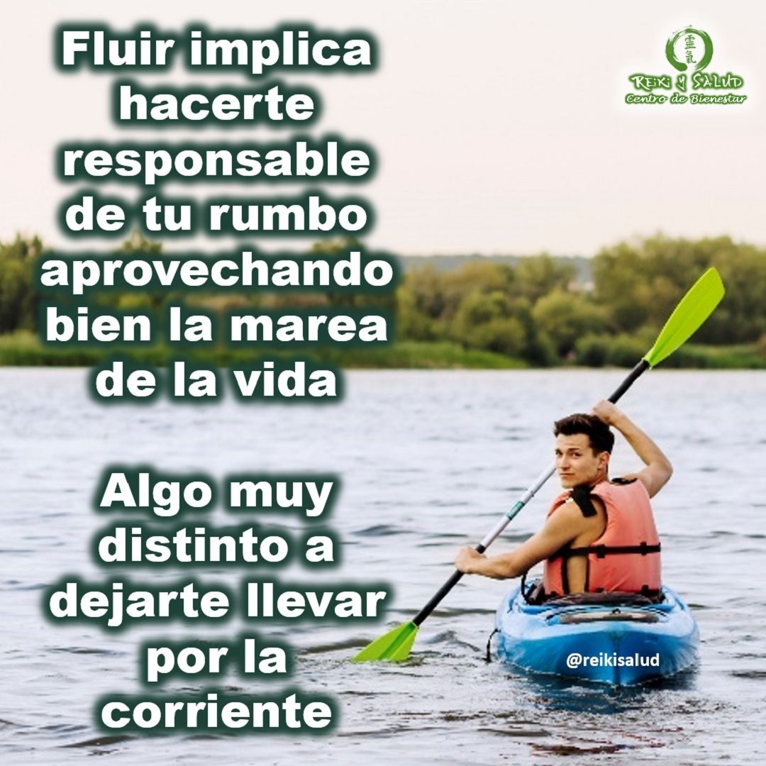 Fluir implica hacerte responsable de tu rumbo aprovechando bien la marea de la vida. Algo muy distinto a dejarte llevar por la corriente.Feliz viaje de autodescubrimiento y despertar.Gracias, Gracias, Gracias, un abrazo de luz, Namaste, @DinoPierini#cursosmaracaibo #talleresmaracaibo #reiki #reikimaracaibo #reikivenezuela #gendaireikiho #shoden #reikiusui #paz #gratitud #reikisalud #reikizulia