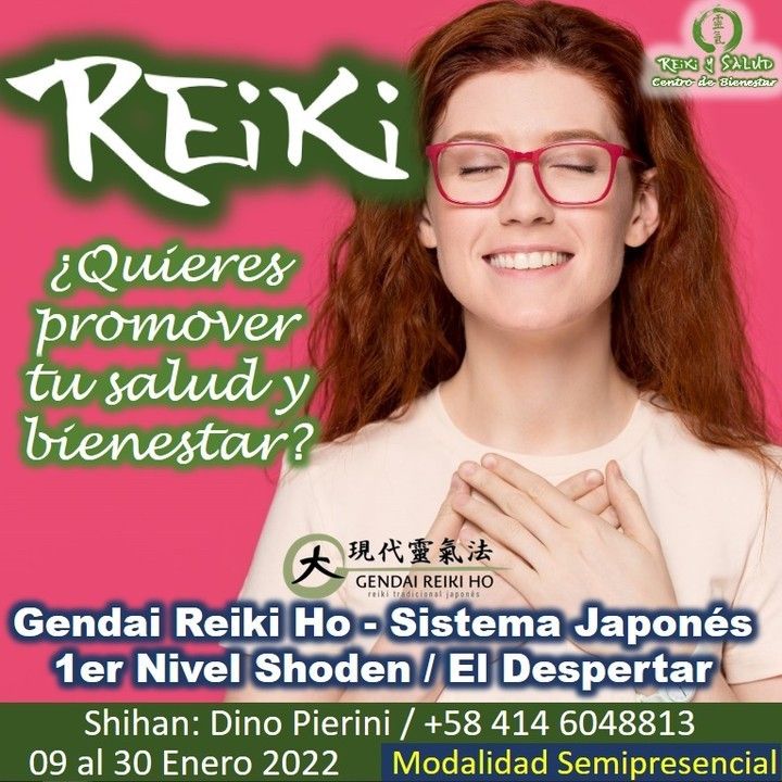 ¿Quieres promover tu salud y bienestar?Con alegría quiero invitarte a iniciar el año 2022, empoderándote de tu energía de salud y promover tu bienestar, aprendiendo Usui Reiki Ryoho, con la escuela tradicional japonesa Gendai Reiki Ho, iniciando con el curso, Nivel SHODEN (Nivel I – El Despertar), que se iniciará el Domingo 09 de Enero en la modalidad SEMIPRESENCIAL, ampliando el círculo de luz, dando a conocer esta fórmula para vivir una vida de salud y felicidad. Serán cinco encuentros, cuatro de forma virtual vía ZOOM y uno presencial en la ciudad de Maracaibo para la iniciación/sintonización y práctica/consultoría.🌞 Reiki Ho es una terapia holística natural cuyo objetivo es el restablecimiento del equilibrio y la armonía en nuestro ser, promoviendo la sanación física, mental y emocional. Serán jornadas vivenciales, donde revitalizaremos nuestra capacidad de sanación, aprenderemos las prácticas de meditación/autopurificación; canalizar conscientemente energía sanadora de forma presencial y a la distancia, canalizar energía sanadora a animales, plantas, lugares y cosas e integrar las prácticas en nuestro día a día.Casa Reiki y Salud, comparte las técnicas de la Gendai Reiki Healing Association de Japón, con el respaldo internacional de la Gendai Reiki Network. Cursos dictados por Dino Pierini (@DinoPierini), Shihan de la escuela Gendai Reiki Ho desde el 2008 y miembro de la Gendai Reiki Healing Association en Japón.Condiciones del Curso (Mínimo 18 Horas de formación)Cuatro Clases vía Zoom Domingos 3pm a 6:30 pm, grabadas y compartidas por una semana. (16 Horas)Iniciación/sintonización/practica presencial personalizada, manteniendo el protocolo de bioseguridad. (3 horas)El curso tiene una inversión de 60 US, El curso incluye certificado y manuales impresos con RESPALDO INTERNACIONAL de Japón. Si estas interesado, te invito a registrarte en la página www.gReiki.com en la sección de Calendario de Cursos y Eventos.Gracias, Gracias, Gracias, un abrazo de luz, Namaste, @DinoPierini#cursosmaracaibo #talleresmaracaibo #reiki #reikimaracaibo #reikivenezuela #gendaireikiho #shoden #reikiusui #paz #gratitud #reikisalud #reikizulia