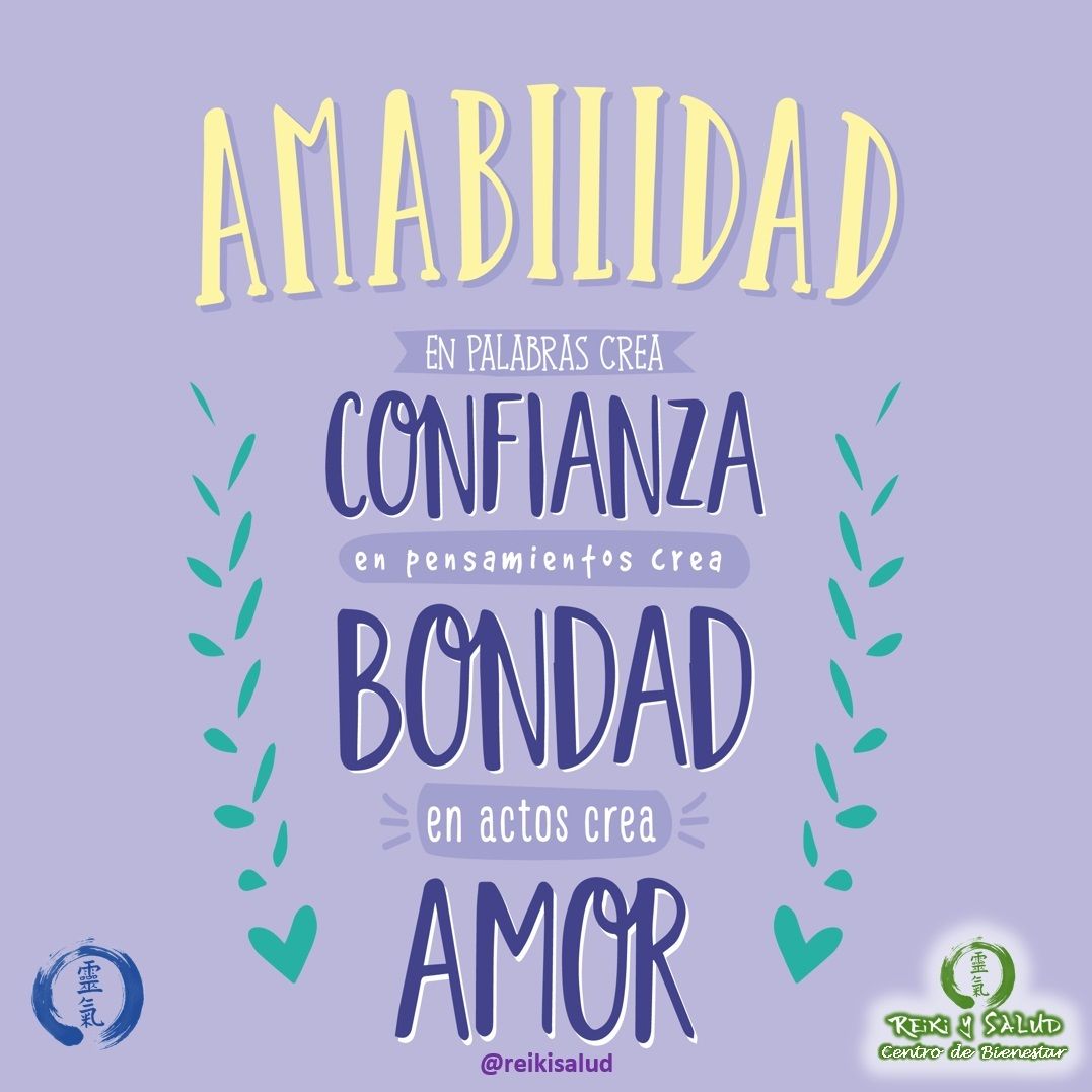 AMABILIDAD en palabras crea CONFIANZA. En pensamientos crea BONDAD, en actos crea AMOR.🌞Feliz viaje de autodescubrimiento. Casa Reiki y Salud, una caricia para el alma, ampliando el circulo de luz, promoviendo una vida de felicidad y bienestar.Gracias, gracias, gracias, Námaste, @dinopierini🌐 Página WEB: www.gReiki.com#despertar #reikimaracaibo #reikizulia #reikivenezuela #reikisalud #totalcoherencia #reikisalud #smile #bienestar #reiki #addheart