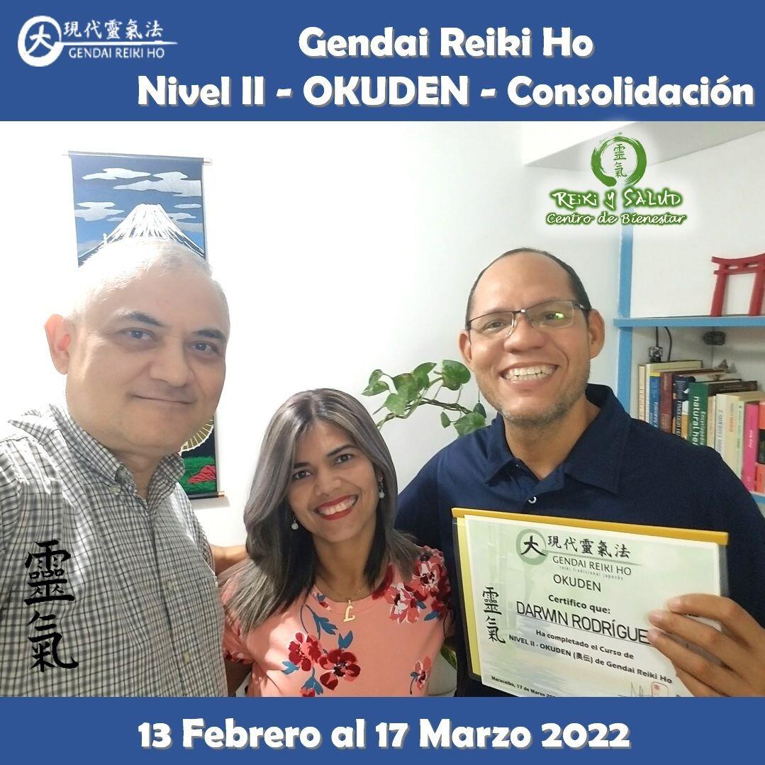 Agradecido y feliz, por el encuentro, experiencia, energía y sanación compartida el pasado 17 de Marzo durante el Reiju Kai, en el cierre del curso Gendai Reiki Ho Nivel II (Okuden – La Consolidación), dictado en el Casa Reiki y Salud, iniciado el 13 de Febrero que para Darwin Rodríguez termino el 17 de Marzo, acompañados también por Lus Wilmen. Fue un nuevo y especial encuentro de almas, que decidimos continuar juntos este viaje de despertar, lleno de energía y alegría; confiando en la luz de Reiki. Comparto las fotos del encuentro de iniciación/sintonización y practica realizado en Casa Reiki y Salud. Gracias gracias gracias.️Gracias a todos los que participaron en este nuevo Gendai Reiki Ho Nivel II (Okuden), cinco semanas de crecimiento y autodescubrimiento para todos. Un abrazo de luz y gassho.Reiki Ho es una terapia holística natural cuyo objetivo es el restablecimiento del equilibrio y la armonía en nuestro ser, promoviendo la sanación física, mental y emocional.Para todos aquellos que quieran mejorar su capacidad de autosanación, te invitamos a un viaje de aprendizaje y despertar, a través del próximo Curso Gendai Reiki Ho, Nivel Shoden (Nivel I – El despertar) que se iniciará el 01 de Mayo del 2022. Visita nuestra página www.gReiki.com/calendar o utilizando el enlace de nuestro perfil.Casa Reiki y Salud, comparte las técnicas de la Gendai Reiki Healing Association de Japón, con el respaldo internacional de la Gendai Reiki Network. Cursos dictados por Dino Pierini (@DinoPierini), Shihan de la escuela Gendai Reiki Ho desde el año 2008 y miembro de la Gendai Reiki Healing Association en Japón.️ Casa Reiki y Salud, una caricia para el alma, ampliando el circulo de luz, promoviendo una vida de salud y felicidad.Gracias, Gracias, Gracias, Námaste, @dinopierini🌐 www.gReiki.com#reiki #reikimaracaibo #reikivenezuela #sanación #salud #reikiusui #gendaireiki #gendaireikiho #usuireiki #usuireikiho #usuireikiryoho #reikigendai #reikisalud #reijukai