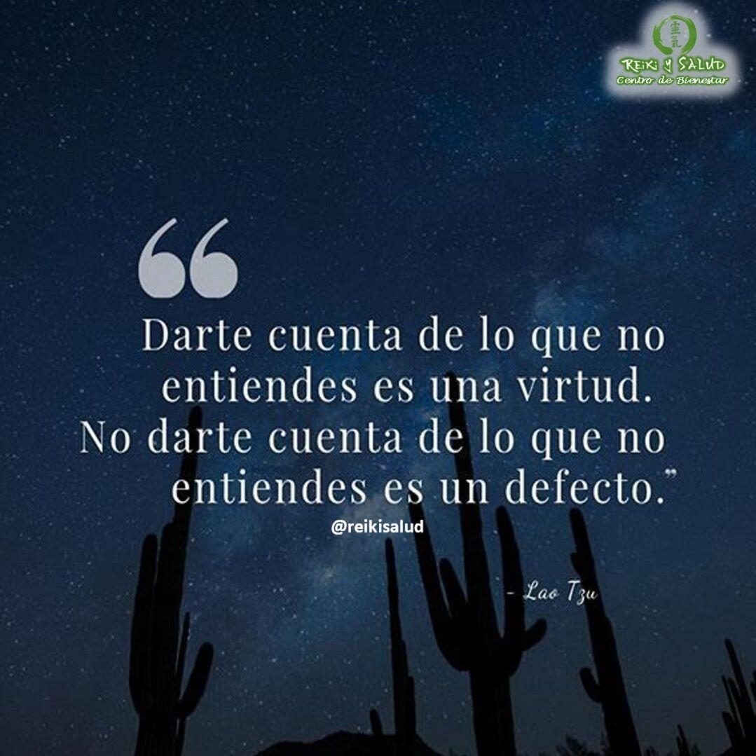 "Darte cuenta de lo que no entiendes es una virtud. NO darte cuenta de lo que no entiendes es una defecto", Lao TseEn una sociedad que enaltece el conocimiento, no saber está mal visto, por lo que muchas veces nos avergonzamos de ello. Sin embargo, en algunos casos, el conocimiento puede cegarnos e impedir que nos abramos a nuevas perspectivas. Saber algo siempre implica negar otra cosa, por lo que puede limitarnos si no somos capaces de mantener la mente lo suficientemente abierta a nuevas posibilidades. Por eso, nunca debemos avergonzarnos de no saber algo, peor aún es fingir que lo sabemos y quedarnos en la ignorancia.️ Feliz viaje de auto descubrimiento y despertar.Con toda la certeza que, si lo CREES, lo CREAS, compartimos desde Casa Reiki y Salud, un abrazo de luz, con la confianza de que Dios está con nosotros y somos uno con la conciencia universal.Casa Reiki y Salud, una caricia para el alma, ampliando el circulo de luz, promoviendo una vida de felicidad y bienestar.Gracias, gracias, gracias, Gassho, @dinopierini️ Comparte esta publicación con quien te vino a la mente cuando la leíste., Gracias, gracias gracias🌐Página WEB: www.gReiki.com#despertar #reikimaracaibo #reikizulia #reikivenezuela #reikisalud #totalcoherencia #reikisalud #smile #bienestar #reiki