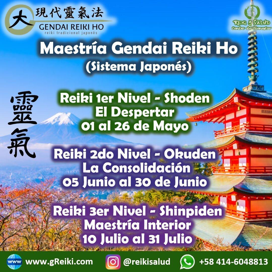 Con alegría quiero invitarte a que inicies el 2022, empoderándote de tu energía de salud y promover así tu bienestar, aprendiendo Usui Reiki Ryoho, con la escuela tradicional japonesa Gendai Reiki Ho, en Casa Reiki y Salud. Los cursos se dictan en forma continua, en la modalidad PRESENCIAL y SEMIPRESENCIAL, Maracaibo/Venezuela.😀El próximo 01 de Mayo 2022 se inicia un nuevo ciclo formal del programa de formación con el sistema japonés, que te llevará a la Maestría Interior o Maestría Docente de esta hermosa practica, con el aval internacional de la Gendai Reiki Network en Japón.🌞Cada Curso tiene el mismo formato, cinco encuentros, cuatro de forma PRESENCIAL/VIRTUAL vía ZOOM, en adición un encuentro PRESENCIAL ESPECIAL solo en la ciudad de Maracaibo para la iniciación/sintonización y práctica/consultoría, honrando la tradición Japonesa.🌞 Reiki Ho es una terapia holística natural cuyo objetivo es el restablecimiento del equilibrio y la armonía en nuestro ser, promoviendo la sanación física, mental y emocional. Son jornadas vivenciales, donde revitalizaremos nuestra capacidad de sanación, aprenderemos las prácticas de meditación/autopurificación; y canalizar conscientemente energía sanadora de forma presencial y a la distancia, integrando las practicas en nuestro día a día.Casa Reiki y Salud, comparte las técnicas de la Gendai Reiki Healing Association de Japón, con el respaldo internacional de la Gendai Reiki Network. Cursos dictados por Dino Pierini (@DinoPierini), Shihan de la escuela Gendai Reiki Ho desde el año 2008 y miembro de la Gendai Reiki Healing Association en Japón.Los cursos incluyen certificado y manuales IMPRESOS con RESPALDO INTERNACIONAL. Si estas interesado, te invito a registrarte en la página de Casa Reiki y Salud o utilizando el enlace del perfil: www.gReiki.com/calendarGracias, Gracias, Gracias, un abrazo de luz, Gassho, @DinoPierini🌐 www.gReiki.com#cursosmaracaibo #talleresmaracaibo #reiki #reikimaracaibo #reikivenezuela #gendaireikiho #shoden #reikisalud #reikizulia #sabiduriajaponesa