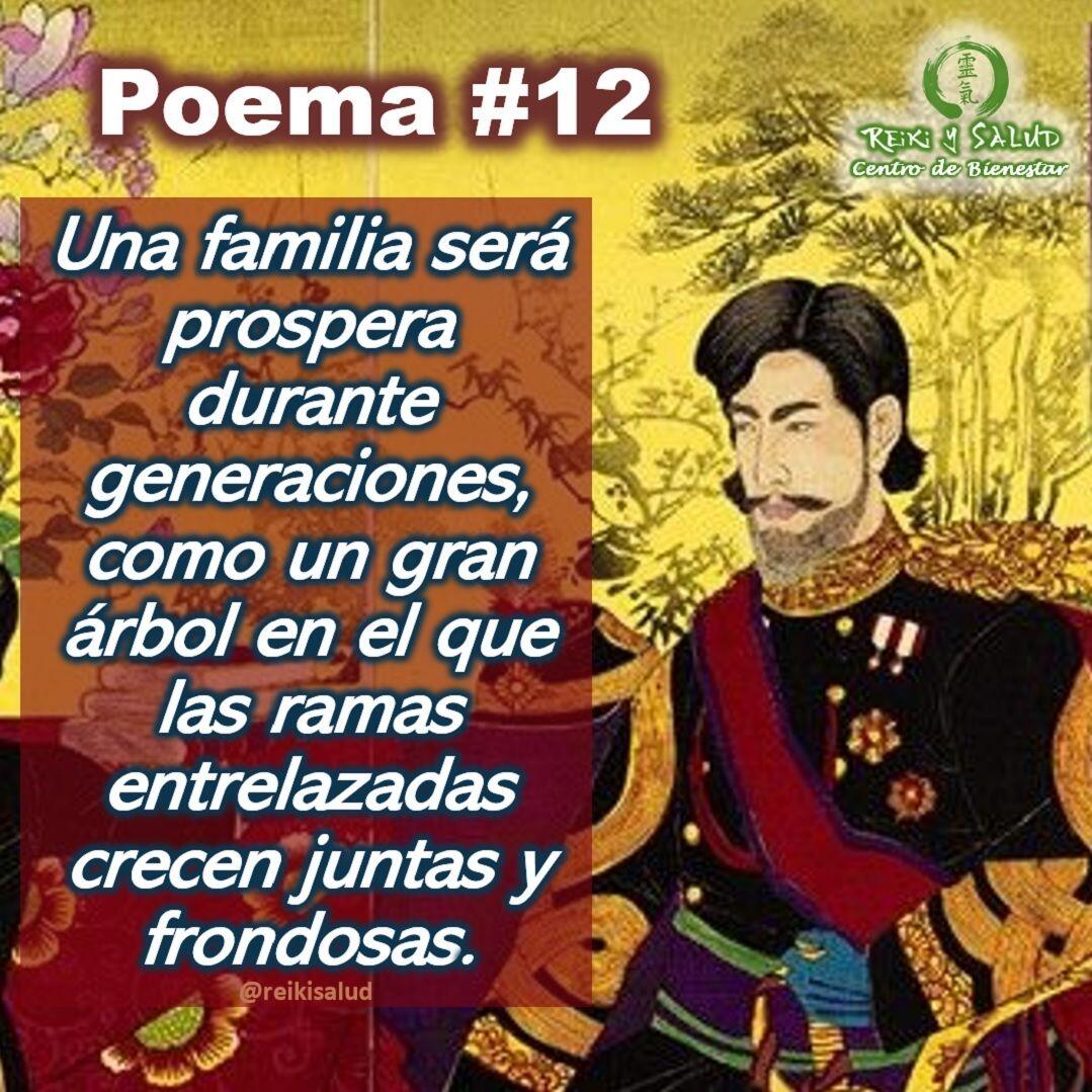 Compañeros de viaje, un gran abrazo de luz. Esta semana estaremos compartiendo el poema No 12, del emperador Meiji, que sensei Mikao Usui incorporo al sistema Usui Reiki Ryoho.Es importante mencionar que la traducción en Español es una interpretación desde el idioma original (Japonés), lo que dificulta mantener las reglas gramaticales y pausas del idioma original. Que lo disfruten:Japonés:家の風ふきそはむ世もみゆるかなつらなる枝の 茂りあひつつIenokazeFukisowamu yomo miyurukanaTsuranaru edano shigeri aitsutsuEspañol:Una familia será prospera durante generaciones, como un gran árbol en el que las ramas entrelazadas crecen juntas y frondosasUna Interpretación:Los hermanos son unos compañeros de aprendizaje en la vida con los que se tiene un vínculo estrecho. Sin embargo, como se dice » los hermanos se irán volviendo extraños» . Hay muchas relaciones en las que la cercanía lleva al conflicto e incluso al antagonismo. Ningún padre quiere que tengan esa relación. Los hermanos son ramas de un árbol (la familia) y las ramas van creciendo frondosas y densamente, y una de sus funciones es proteger de las tormentas del mundo al gran árbol. Pero es triste que haya hermanos que se olviden de eso y excluyan a las otras ramas, y no quieran ayudarse mutuamente.Te invitamos a leerlo, leer la interpretación propuesta y sacar ademas tus propias reflexiones o interpretación.Una bella reflexión que los invito hacer desde la paz.️ Feliz viaje de auto descubrimiento y despertarSi te gusta la publicación Compártela, Etiqueta a Otros, Gracias, gracias gracias⁣Casa Reiki y Salud, una caricia para el alma, ampliando el circulo de luz, promoviendo una vida de salud y felicidad.Gracias, gracias, gracias, Námaste, @dinopieriniSi te interesa leer otros poemas te invito a visitar 🌐 Página WEB: www.gReiki.com#gratitud #consciencia #bienestar #inspiracion #despertar #reikimaracaibo #reikizulia #reikivenezuela #reikisalud #emperadormeiji #poemasreiki #poemasmeiji #poemasemperadormeiji