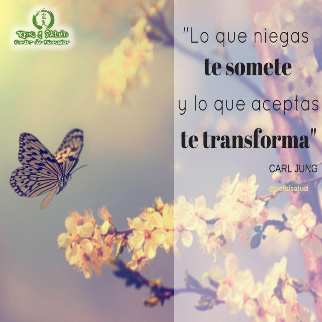 Lo que niegas te somete. Lo que aceptas te transforma. Carl G. Jung.Para que cualquier aspecto de nuestra vida fluya y nos permita avanzar, requiere de una armonía que lo permita y facilite. Y para que ese avance se pueda dar es además necesario saber y entender que las cosas que rigen y aparecen en nuestra vida deben ser aceptadas; o debemos cambiarlas o, si no es posible ninguno de los anteriores, entonces hay que dejar las ir.Resistirnos complica el camino, crea muros. Y negarles o cerrar los ojos nos paraliza e impide el avance.Aprender a dejar ir; a realizar cambios de aquello que no nos gusta, interesa, conviene o hace felices; y aprender a cerrar etapas es clave para avanzar, crecer y alcanzar un equilibrio y la felicidad.Siempre habrá aspectos de nuestra vida que nos pueden robar la calma, la paz… La pregunta es, ¿cómo podemos afrontar estos aspectos para que nuestra felicidad sea mucho más completa?Debemos aprender a ACEPTAR y DEJAR IR. Existe la tendencia a asociar el «aceptar» con la derrota o con el conformismo. Craso error.Aceptar no es sinónimo de resignación. Aceptar implica «dar un lugar» y asumir lo que sentimos y nos está pasando a nosotros mismos, respecto a una situación o persona.Cuando lo hacemos, obtenemos aprendizajes muy valiosos para cambiar, sin resistencias, lo que nos está ocurriendo. Y, para hacerlo, tenemos que reconocer y aceptar lo que es, tal como es. Sólo entonces, estaremos en disposición de cambiar lo que si es posible, y está en nuestra mano.El único cambio es el interno, y es ahí donde radica nuestro poder, también nuestra responsabilidad, para asumir con valentía las amplías posibilidades para lograr el cambio haciendo «algo» diferente con cualquier situación que nos incomode, y siempre en lo que depende de mi.️ Feliz viaje de auto descubrimiento y despertarCasa Gendai Reiki Ho, Una Caricia Para El Alma, Ampliando El Circulo De Luz, Promoviendo Una Vida De Salud Y Felicidad.Gracias, Gracias, Gracias, Gassho,@dinopieriniWEB 🌐Pagina: Www.GReiki.Com#Reikivenezuela # reikizulia #reikimaracaibo #reikisalud