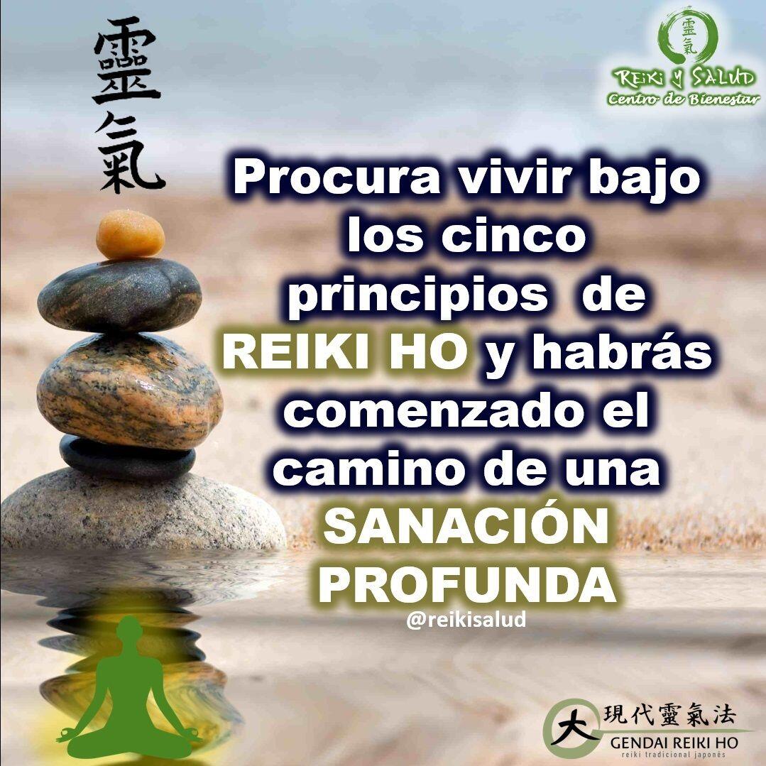 Procura vivir bajo los cinco principios de Reiki Ho y habrás comenzado el camino de una SANACIÓN PROFUNDA. Vivir bajo los principios de REIKI HO, “El secreto para invitar a la felicidad, la formula misteriosa para una SANACIÓN PROFUNDA. Así los definió el maestro Mikao Usui, fundador del sistema Usui Reiki Ryoho. Procura vivir bajo estos cinco principios y habrás comenzado el camino de la sanación profunda.Los cinco principios de Reiki Ho, son el secreto de la felicidad y la medicina espiritual para todas las enfermedades.A continuación los cinco principios basados en los Gokai, de Mikao Usui Sensei:Solo por hoy, Soy alegre y jovial.Solo por hoy, Confío en mi futuro.Solo por hoy, Vivo agradecido.Solo por hoy, Soy amable.Solo por hoy, Llevo a cabo mi trabajo y misión correctamente, y desde la paz.Debemos tenerlos en cuenta a diario para resonar de forma continua con emociones de alegría, paz y bienestar. Entonces conseguiremos vivir en resonancia con el universo y reconociendo nuestra verdadera esencia.La práctica de Reiki Ho, te ayuda a mejorar tu conexión con la energía de la más alta vibración, de la más alta dimensión, de la energía más pura del universo; permitiendo que la energía de la creación, nos de lo que más necesitemos, promoviendo en nuestras vidas, armonía, salud y felicidad.Casa Reiki y Salud, una caricia para el alma, ampliando el circulo de luz, promoviendo una vida de felicidad y bienestar. En agradecimiento a todas las bendiciones recibidas este año 2022 y los 100 años del Usui Reiki Ryoho, compartimos el Curso gratuito On-Line,"Sanando con Reiki", con el respaldo de Casa Reiki y Salud, programado para el 31de Julio. Si deseas participar busca el enlace en el perfil y regístrate.Gracias, gracias, gracias, Námaste, @dinopierini🌍www.gReiki.com#amor #felicidad #abundancia #meditacion #vida #gratitud #consciencia #bienestar #reikisalud #reikivenezuela #reikizulia #reikimaracaibo