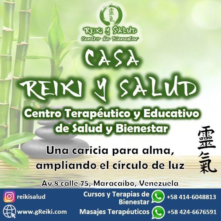 Bienvenidos a Casa Reiki y Salud. Somos un espacio de bienestar y transformación del ser.Casa Reiki y Salud, es un centro terapéutico y educativo de salud y bienestar, con una visión holística, donde cuerpo, mente, y espíritu se ven como unidad del ser, siendo nuestro objetivo fundamental promover en nuestras vidas, un camino de paz, plenitud, felicidad, armonía, salud y abundancia.Nos enfocamos en la divulgación, enseñanza y terapias de bienestar, que incluyen el Reiki Ho Tradicional Japonés, Meditación, Liberación de Emociones Atrapadas, Flores de Bach, Masajes Terapeuticos, Coaching Ontológico, Total Coherencia, como terapias complementarias energéticas, buscando promover una sanación desde adentro de cada uno de nosotros.Sabemos que cada persona es única y tiene necesidades específicas, razón por lo cual el uso de las herramientas correctas es esencial. Esperamos que puedas vivenciar los beneficios de las prácticas orientales, sea en el aprendizaje con nuestros cursos, como a través de las sesiones de bienestar en nuestro centro.A lo largo de estos 15 años de vida, agradecemos y contamos con el apoyo incondicional de nuestros alumnos, hoy también terapeutas, colegas y pacientes, que nos acompañan como compañeros de viaje, en el camino de la vida.Estamos comprometidos con nuestro camino de paz y plenitud y felicidad.Gracias, gracias, gracias, un gran abrazo de luz, Namaste, @DinoPieriniSi te gusta la publicación Compártela, Comenta, Gracias, gracias gracias🌐Página WEB: www.gReiki.com#felicidad #abundancia #meditacion #vida #gratitud #reikimaracaibo #reikizulia #reikivenezuela #saludybienestar #reikisalud #reiki @reikisalud