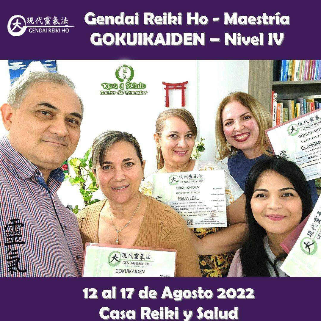 Hoy celebro la certificación de cuatro nuevas Maestras/Shihan de Gendai Reiki Ho en Venezuela. Bienvenidos Shihan.Agradecido y feliz, con Glareimy Ruiz, Raiza Leal, Vanessa Canchica y Zoraida Moran, por permitirme acompañarlos en este viaje de evolución; por la experiencia, energía y sanación compartida, durante el curso de Gendai Reiki Ho Nivel IV (Gokuikaiden – Maestría), dictado en el Casa Reiki y Salud, entre el 12 y 17 de Agosto del 2022.Los maestros de Reiki Ho, son personas que viven en sí mismas el camino hacia la salud y la felicidad de Usui Sensei sensei, y de ese modo lo transmiten. Son personas que aman, practican Reiki Ho y transmiten su despertar a los demás de forma pura, transmitiendo las enseñanzas de la forma más más sencilla posible.Los maestros están para aprender y crecer juntos, somos compañeros de luz; y nuestra misión es continuar expandiendo el círculo de luz. Fue un nuevo y especial encuentro de almas, que decidimos continuar juntos este viaje de despertar, lleno de energía y alegría; confiando en la luz de Reiki. Comparto las fotos del encuentro de iniciación/sintonización y práctica realizado en Casa Reiki y Salud. Gracias gracias gracias por participar en el Reiju Kai de Gokuikaiden.Casa Reiki y Salud, comparte las técnicas de la Gendai Reiki Healing Association de Japón, con el respaldo internacional de la Gendai Reiki Network. Cursos dictados por Dino Pierini (@DinoPierini), Shihan de la escuela Gendai Reiki Ho desde el año 2008 y miembro de la Gendai Reiki Healing Association en Japón.️ Casa Reiki y Salud, una caricia para el alma, ampliando el circulo de luz, promoviendo una vida de salud y felicidad.Gracias, Gracias, Gracias, Námaste, @dinopierini#reiki #reikimaracaibo #reikivenezuela #sanación #salud #reikiusui #gendaireiki #gendaireikiho #usuireiki #usuireikiho #usuireikiryoho #reikigendai #mikaousui #reikisalud #totalcoherencia #koryukai #encuentrosreiki #gokuikaiden