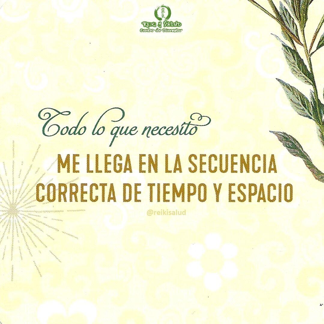 Todo lo que necesito, me llega en la secuencia correcta de tiempo y espacio. Pido ayuda DICIÉNDOLE A LA VIDA lo que quiero y dejando que suceda.Esperar sin esperar, soltando la espera, ese es el secreto.¿Que piensas de esta declaración?Feliz viaje de descubrimientoCon toda la certeza que, si lo CREES, lo CREAS, compartimos desde Casa Reiki y Salud, un abrazo de luz, con la confianza de que Dios está con nosotros y somos uno con la conciencia universal, y recuerda: ¡a sonreír, agradecer y abrazar tu vida!Gracias, gracias, gracias, un gran abrazo de luz, Namaste, @DinoPieriniSi te gusta la publicación Compártela, Comenta, Gracias, gracias gracias🌐Página WEB: www.gReiki.com#felicidad #abundancia #meditacion #vida #gratitud #reikimaracaibo #reikizulia #reikivenezuela #saludybienestar #reikisalud #reiki @reikisalud #louisehay