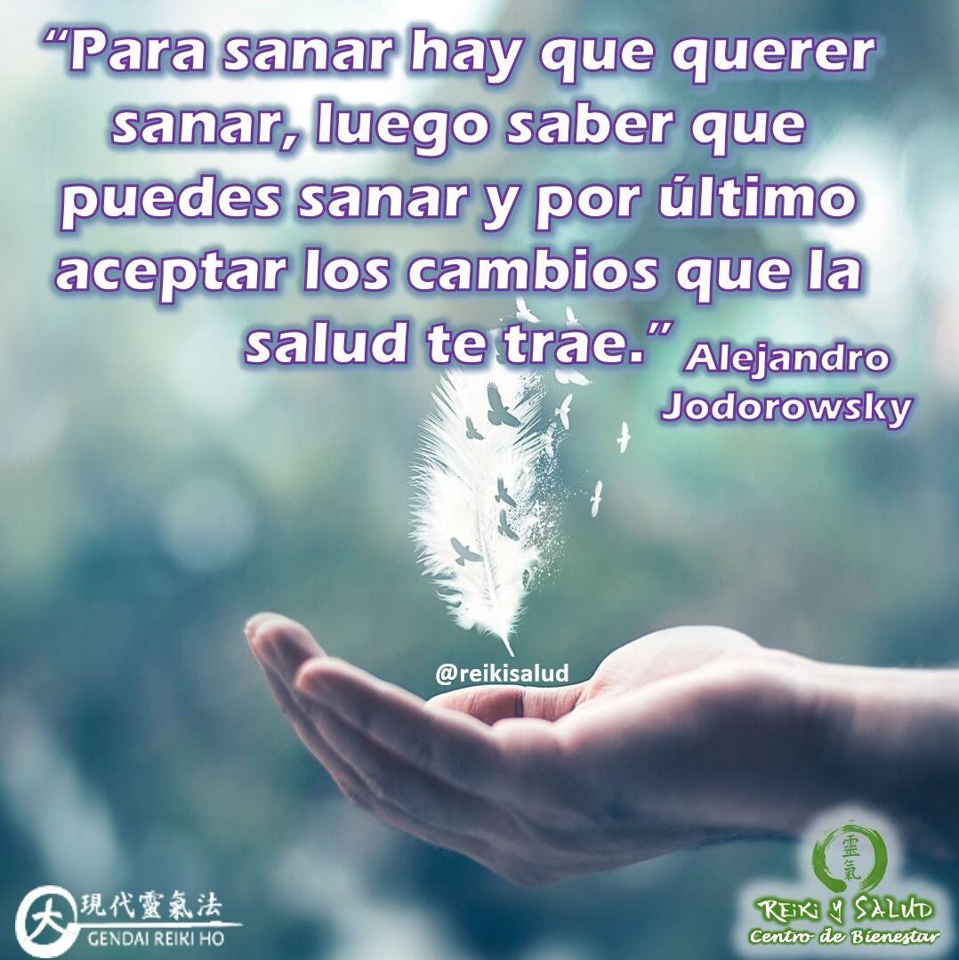 “Para sanar hay que querer sanar, luego saber que puedes sanar y por último aceptar los cambios que la salud te trae.” Alejandro Jodorowsky.️Para nuestra biología, toda enfermedad o dolencia, siempre tiene una intensión positiva. Entender esta intensión positiva de nuestro cuerpo es clave para tomar conciencia de las causas emocionales asociadas a un conflicto activo; y así sanar nosotros en el aquí y en el ahora.Pareciera obvio, querer sanar, pero la verdad, es que, en nuestro inconsciente, puede haber programas, que nos hacen reaccionar promoviendo la enfermedad y no la salud. Te invito a hacerte las siguientes preguntas y reflexionar sobre las respuestas que te das. Responde con sinceridad, son solo para ti:️¿Para que me enferme?️¿Qué Ganaría si logro sanar?️¿Qué Perdería si logro sanar?️¿Qué Ganaría si no logro sanar?️¿Qué Perdería si no logro sanar?¿Después de la reflexión anterior, te pregunto? ¿Quieres sanar? ¿Qué cambios debes hacer para sanar?Con toda la certeza que, si lo CREES, lo CREAS, compartimos desde Casa Gendai Reiki Ho, un abrazo de luz, con la confianza de que Dios está con nosotros y somos uno con la conciencia universal.Quiero invitarte a mejorar tu conexión con la energía de la más alta vibración, de la más alta dimensión, de la energía más pura del universo; permitiendo que la energía de la creación, nos de lo que más necesitemos, promoviendo en nuestras vidas, salud y felicidad.Contáctame al privado o vía whatsap/telegram al +58 414 6048813, si tienes alguna inquietud, deseas aprender Reiki o para agendar una terapia de bienestar en nuestro centro terapéutico, Casa Reiki y Salud, en Maracaibo.Casa Reiki y Salud, una caricia para el alma, ampliando el circulo de luz, promoviendo una vida de felicidad y bienestar.Gracias, gracias, gracias, Gassho, @dinopierini.Si te gusta la publicación Compártela, Gracias, gracias gracias🌍Página WEB: www.gReiki.com#amor #felicidad #abundancia #meditacion #vida #paz #love #luz #gratitud #crecimientopersonal #consciencia #bienestar #inspiracion #despertar #despertarespiritual #reikimaracaibo #reikizulia #reikivenezuela #saludybienestar #reikisalud