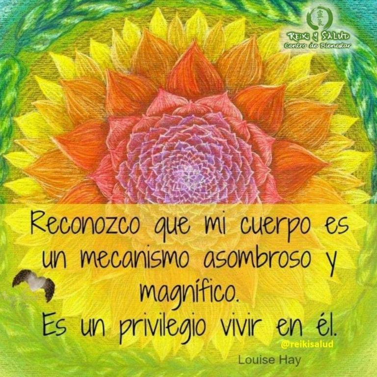 Reconozco que mi cuerpo es un mecanismo asombroso y magnifico. Es un privilegio vivir en…